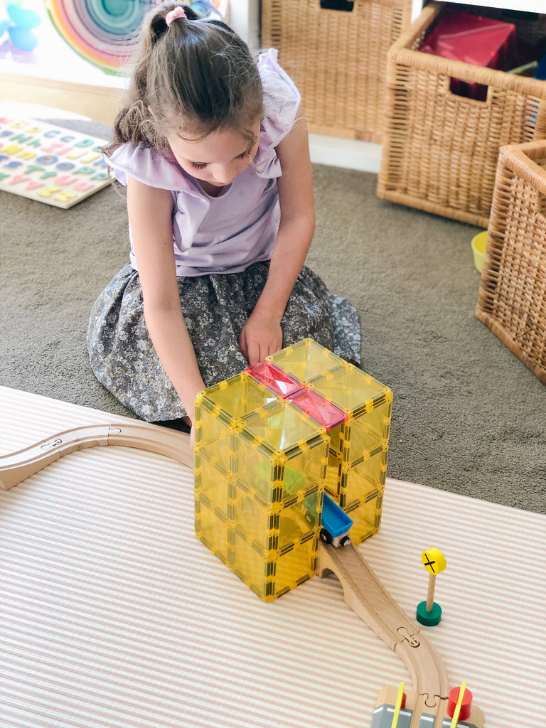 Unleashing Creativity and Problem-Solving: The Magic of Magnetic Tiles for Kids