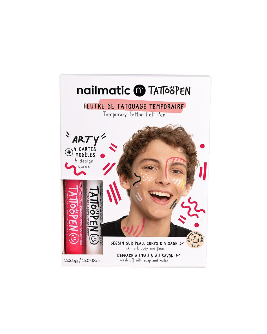 Nailmatic Tattoo Pen Set for Kids ARTY | Playroom Avenue