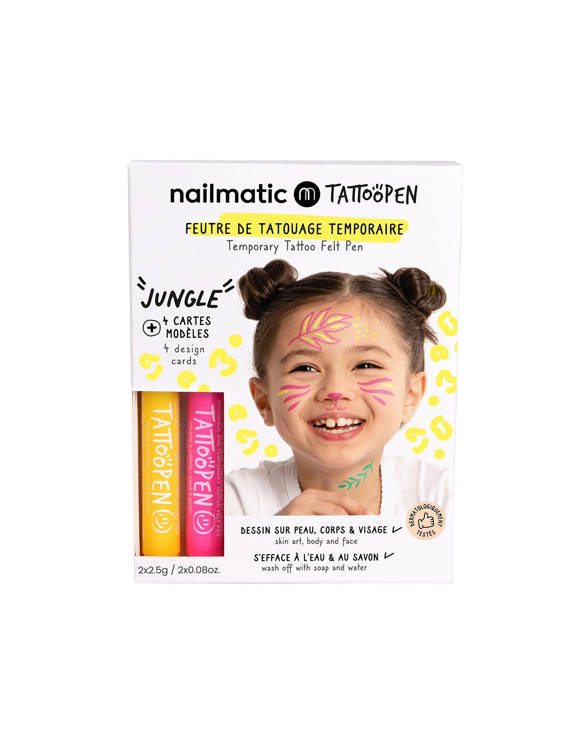 Nailmatic Tattoo Pen Set for Kids JUNGLE | Playroom Avenue