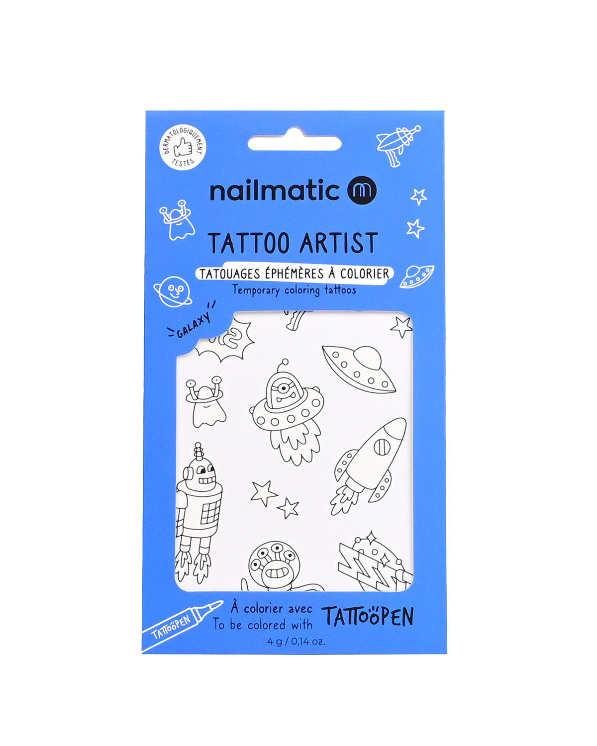 Nailmatic Tattoo Temporary for Kids GALAXY | Playroom Avenue