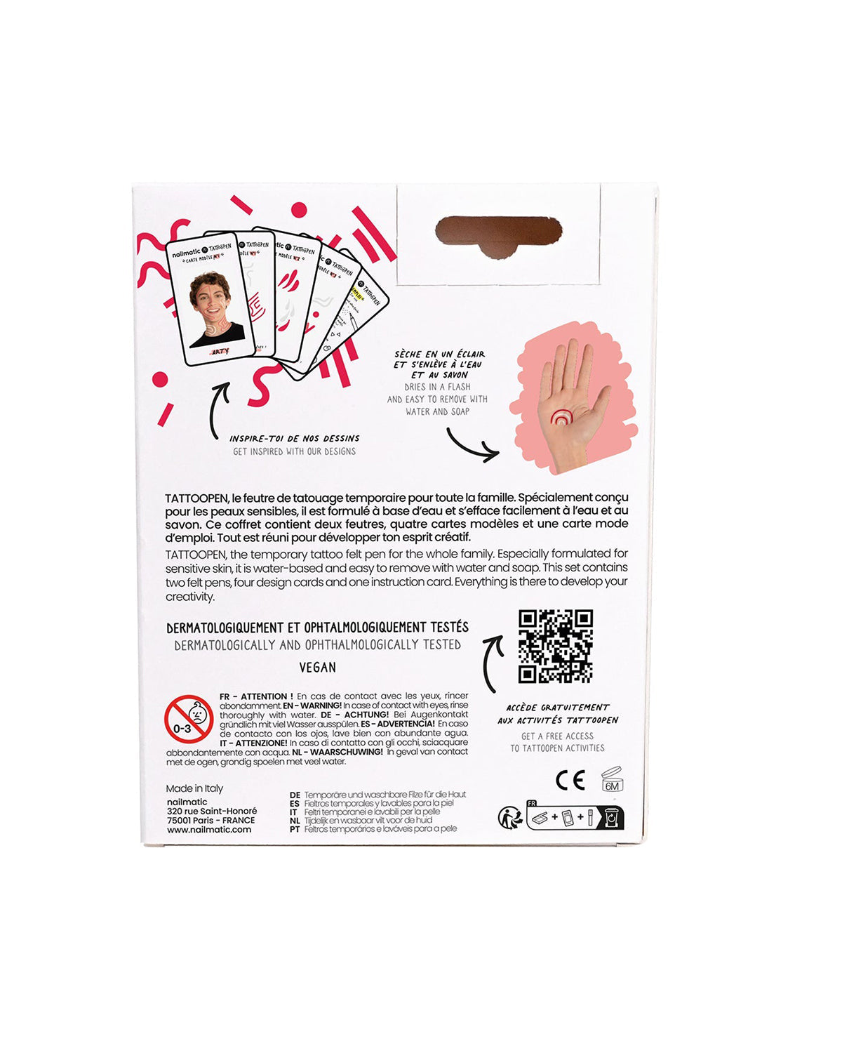 Nailmatic Tattoo Pen Set for Kids ARTY | Playroom Avenue