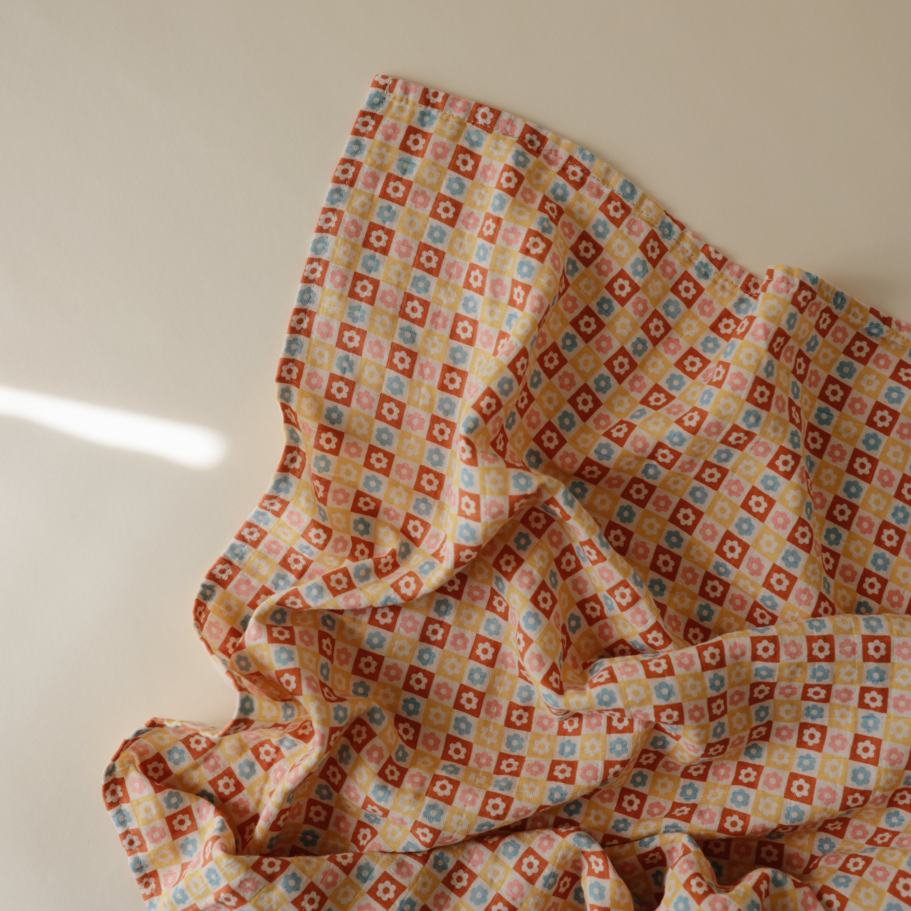 Mushie Organic Cotton Muslin Swaddle Blanket | Playroom Avenue