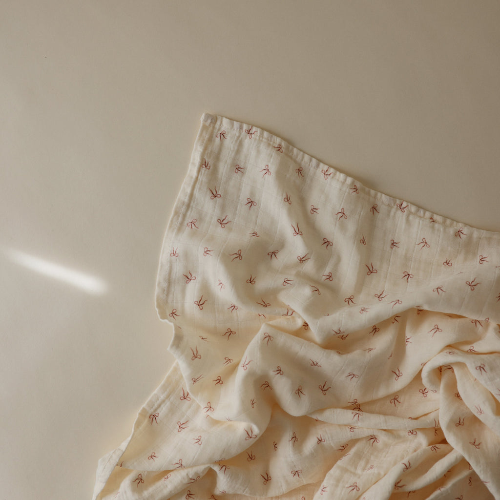 Mushie Organic Cotton Muslin Swaddle Blanket | Playroom Avenue