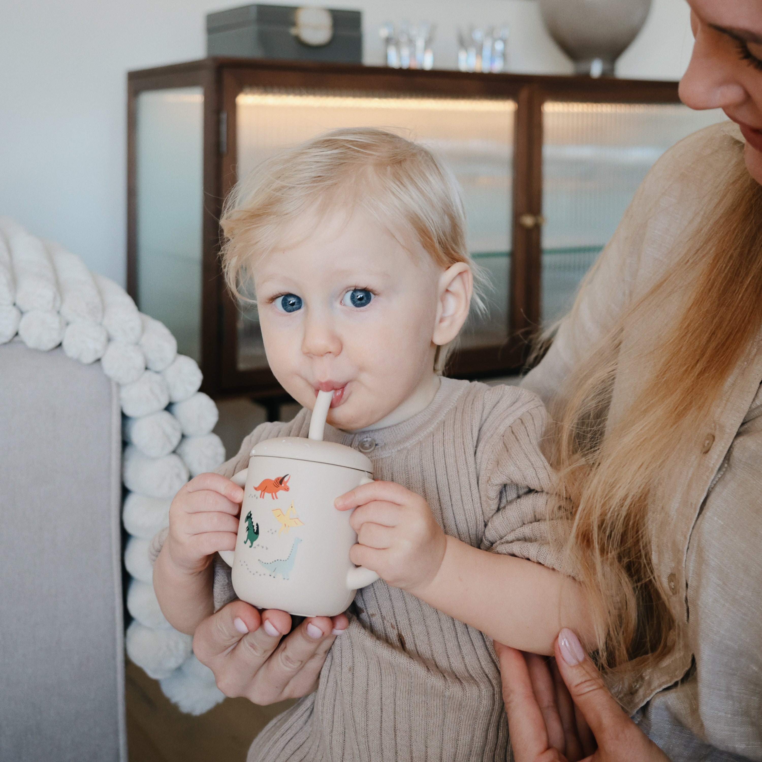 Mushie Silicone Training Cup + Straw | Playroom Avenue