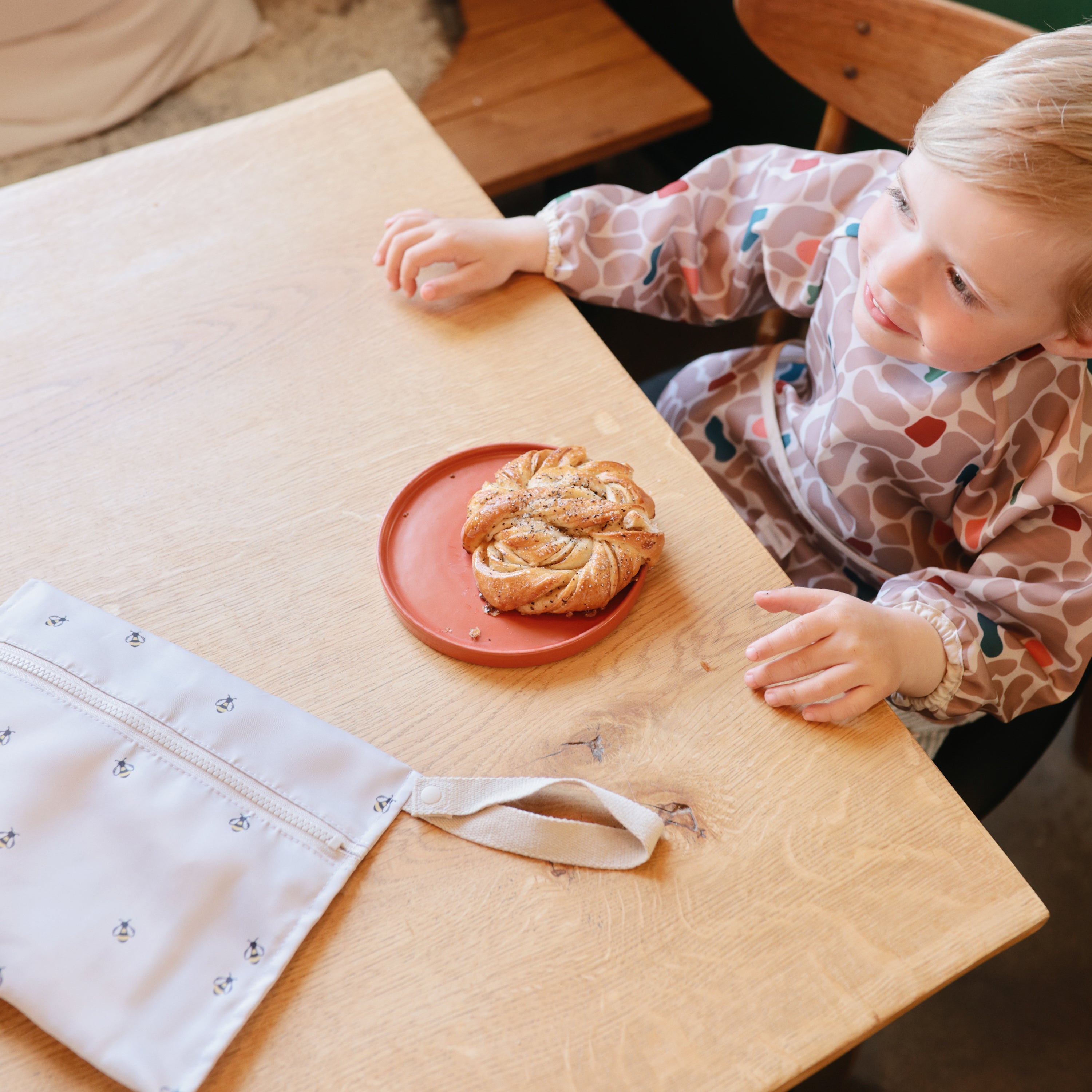 Mushie Long Sleeve Bib | Playroom Avenue