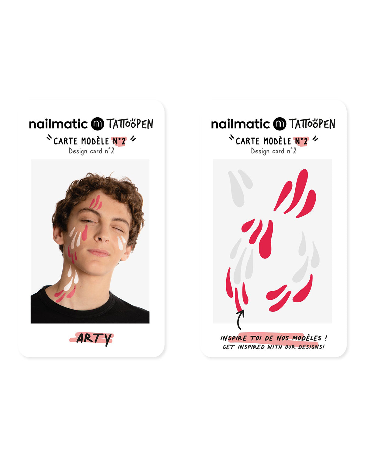 Nailmatic Tattoo Pen Set for Kids ARTY | Playroom Avenue