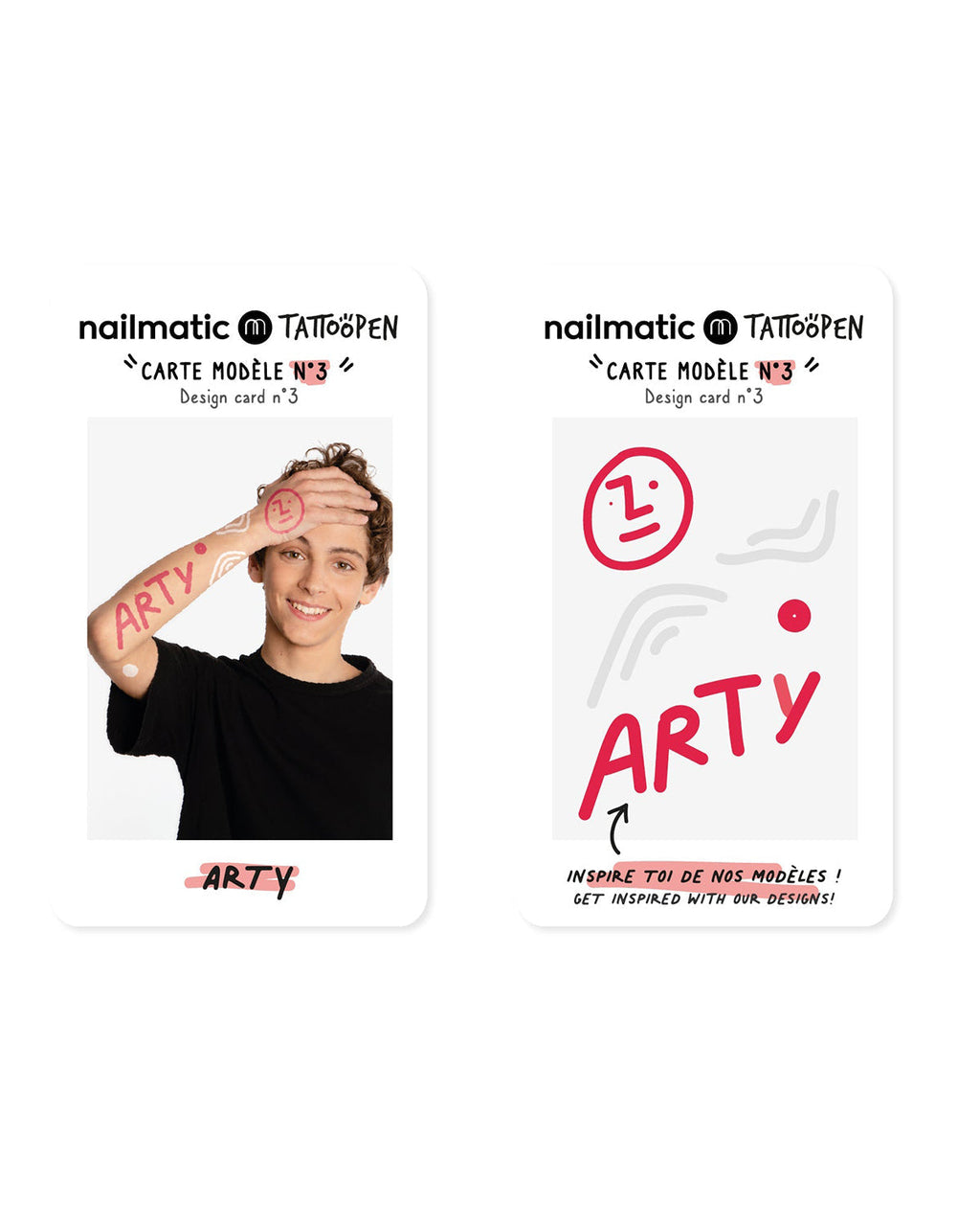 Nailmatic Tattoo Pen Set for Kids ARTY | Playroom Avenue