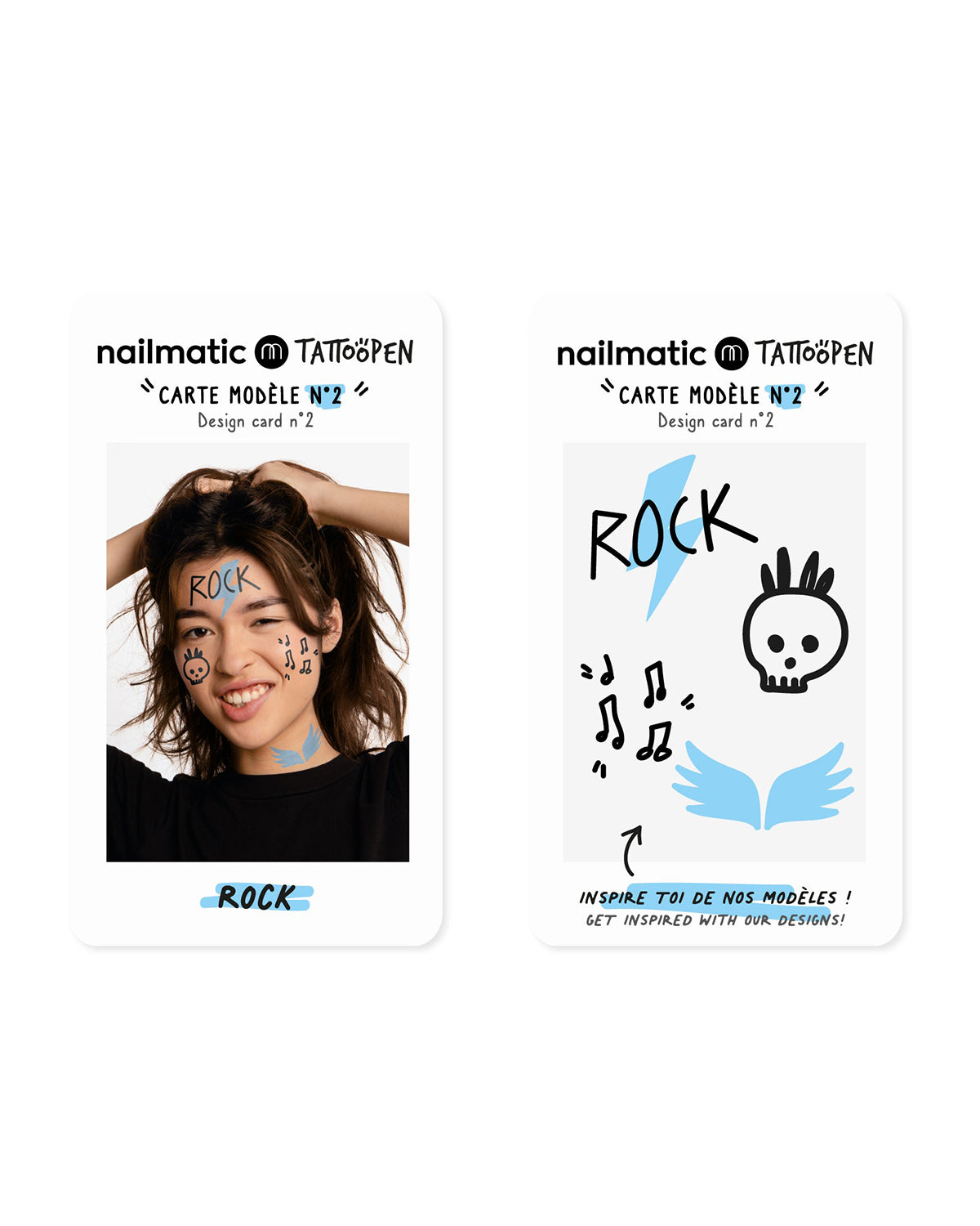 Nailmatic Tattoo Pen Set for Kids ROCK | Playroom Avenue