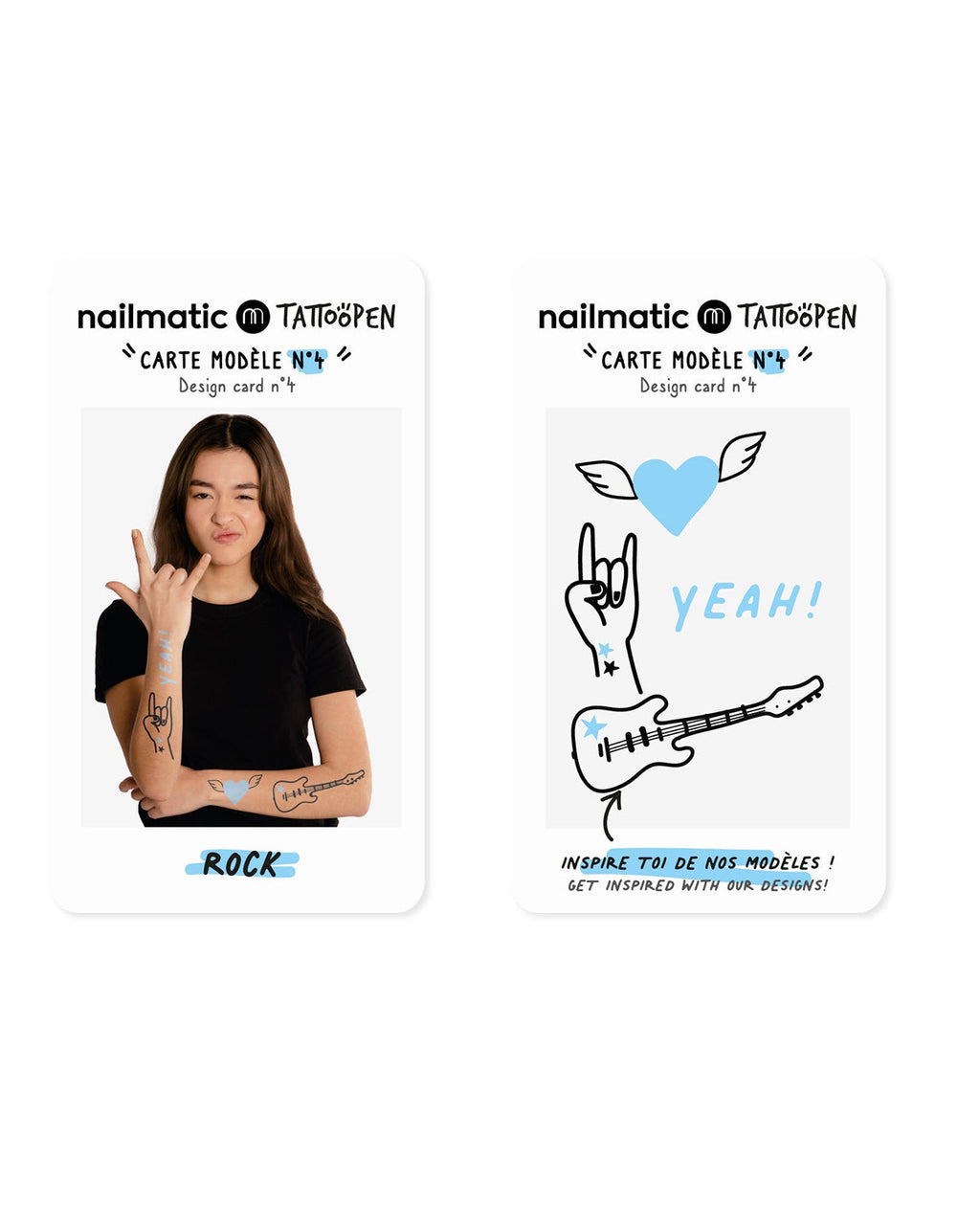 Nailmatic Tattoo Pen Set for Kids ROCK | Playroom Avenue