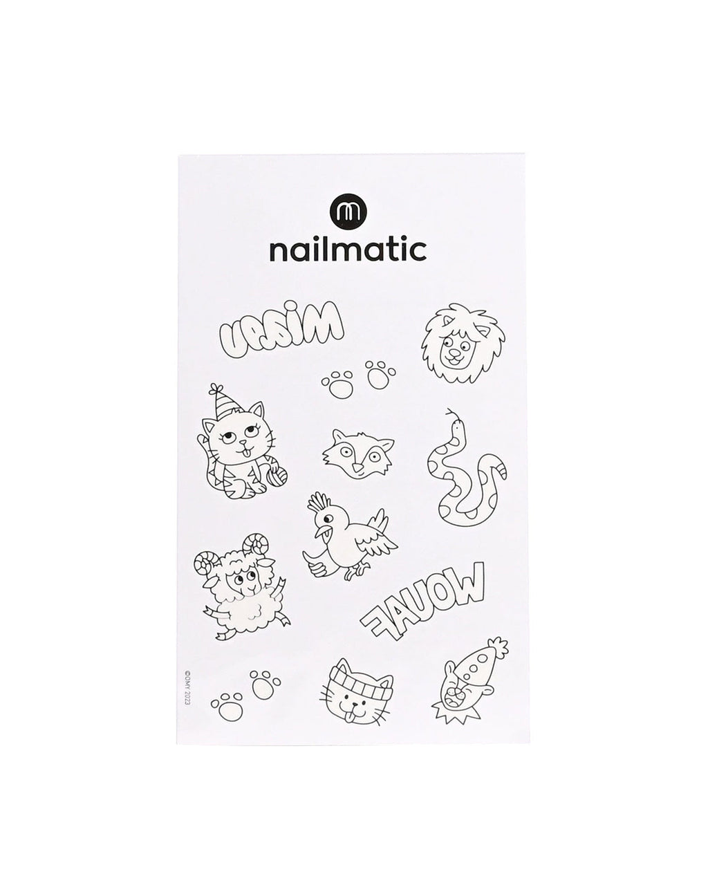Nailmatic Tattoo Temporary for Kids ANIMALS | Playroom Avenue