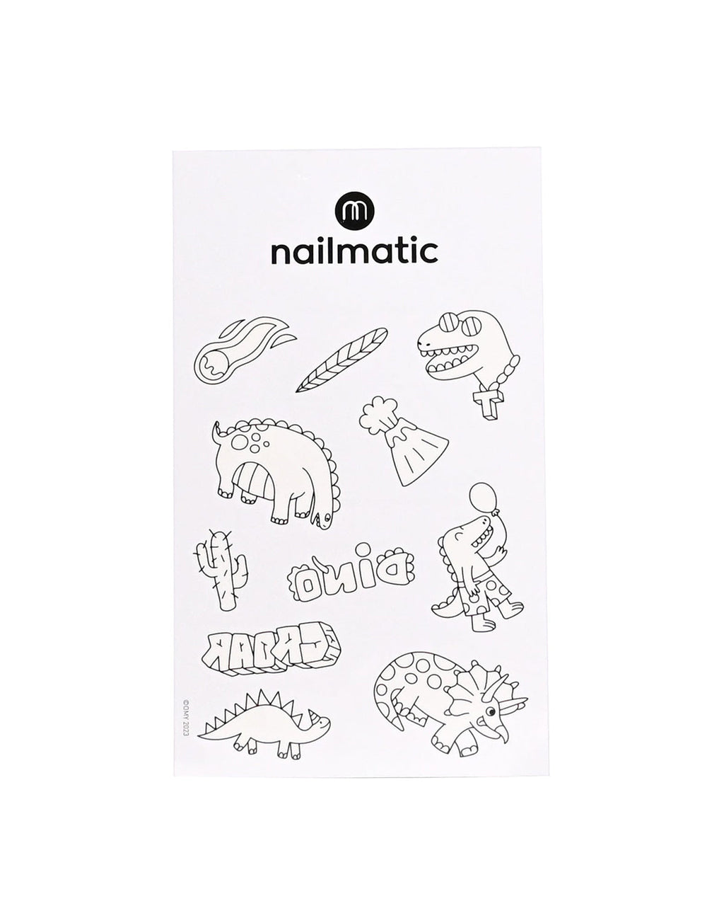 Nailmatic Tattoo Temporary for Kids DINOSAURS | Playroom Avenue