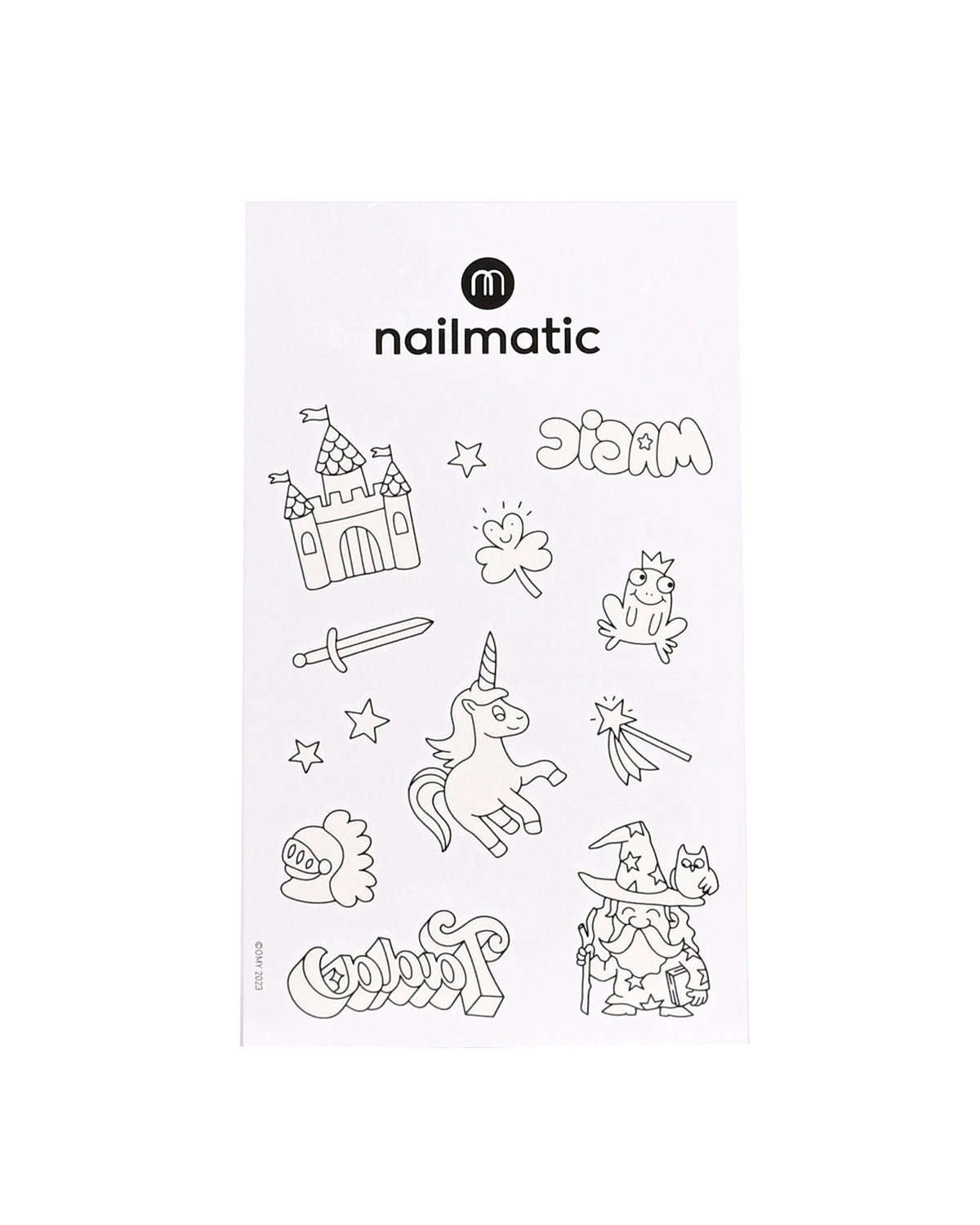 Nailmatic Tattoo Temporary for Kids MAGIC WORLD | Playroom Avenue