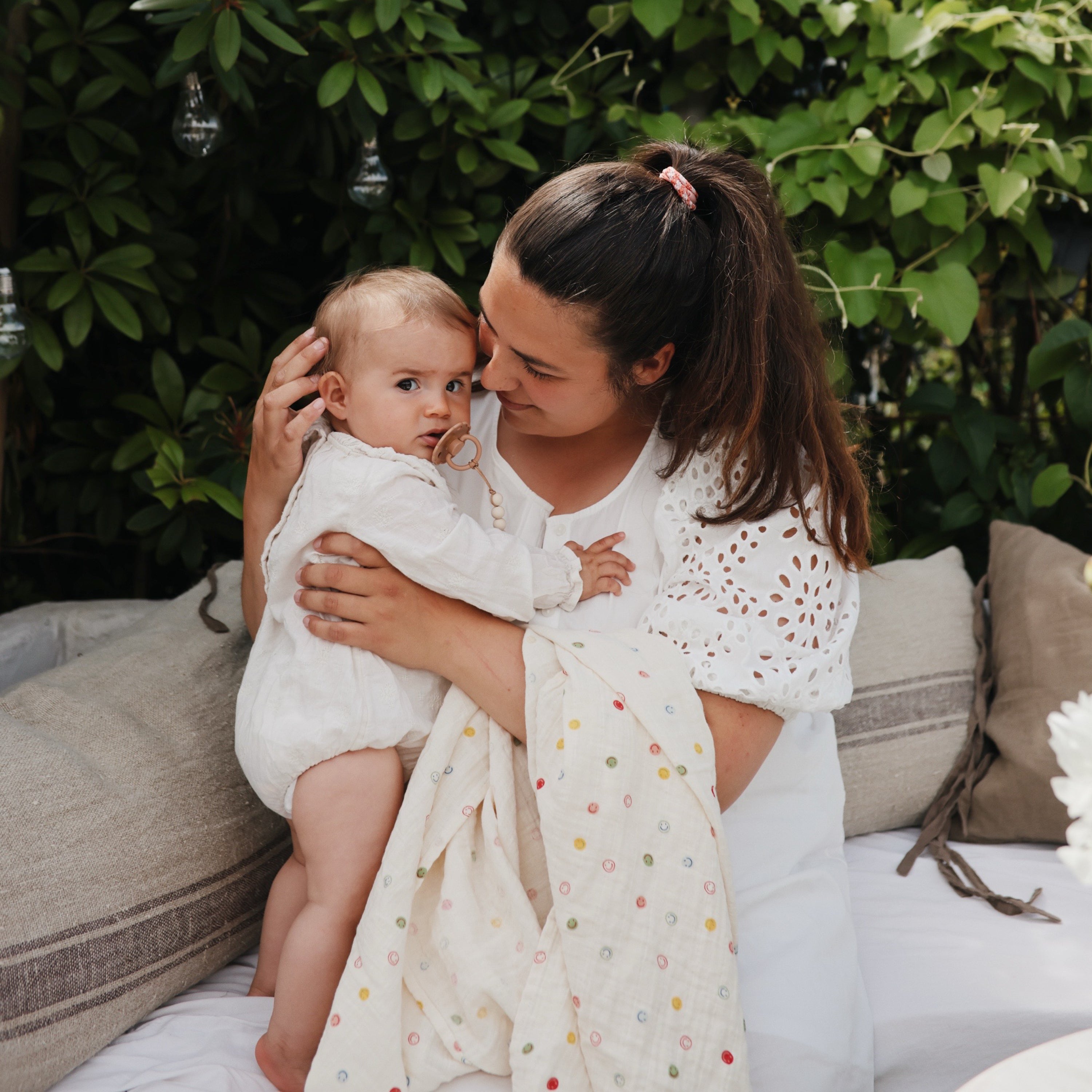 Mushie Organic Cotton Muslin Swaddle Blanket | Playroom Avenue