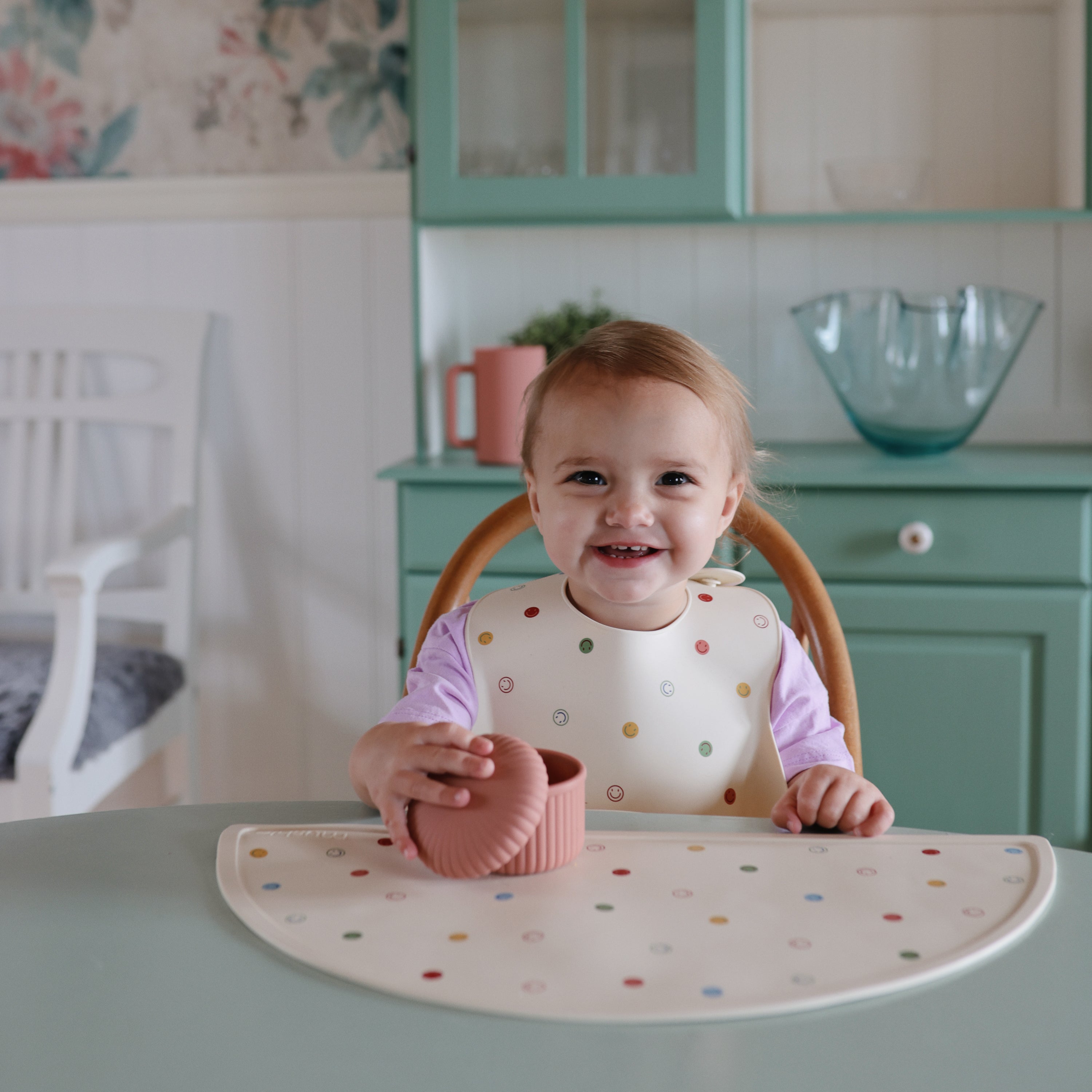 Mushie Silicone Baby Bib | Playroom Avenue