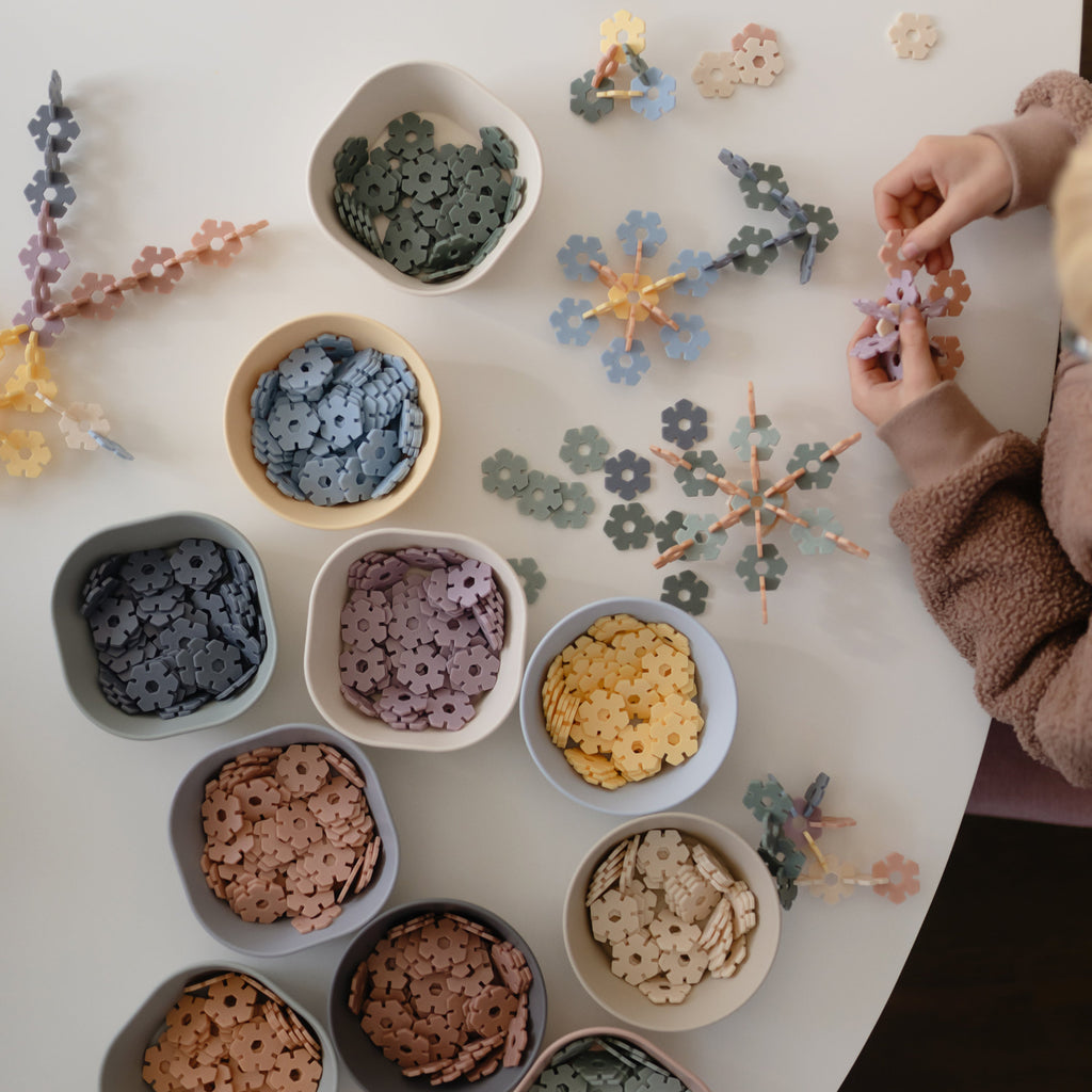 Mushie HEX Connect Building Toy Set | Playroom Avenue