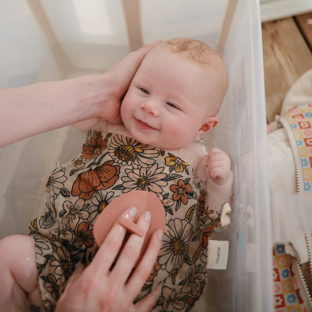 Mushie Cradle Cap Brushes | Playroom Avenue