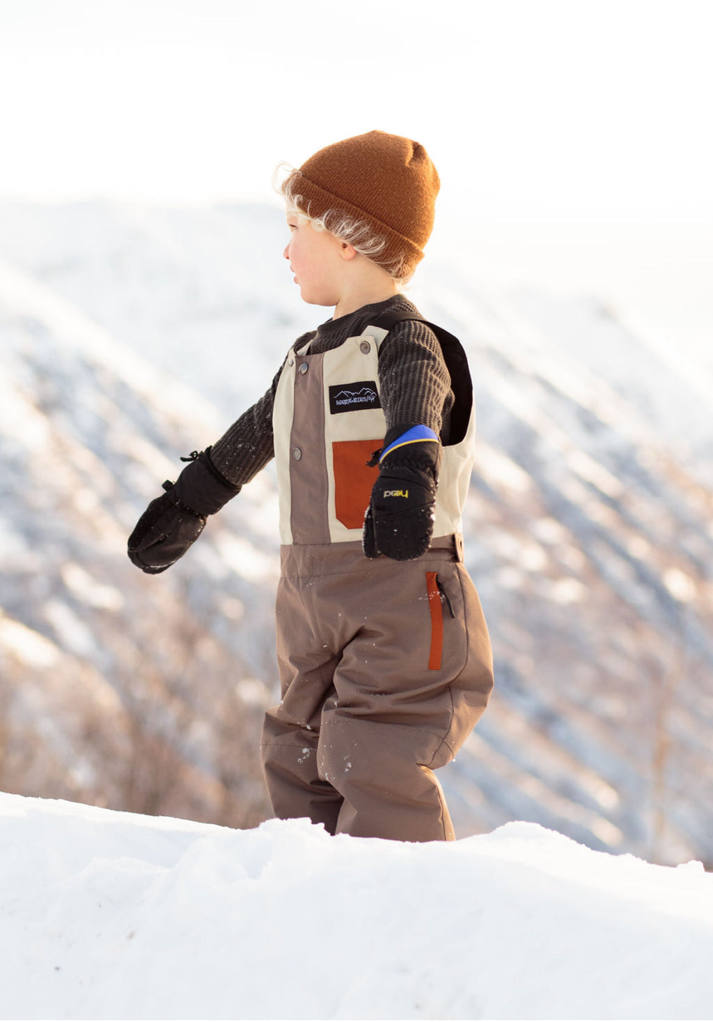 Keep the Littles Wild Waterproof Snow bib for youth and toddler | Playroom Avenue