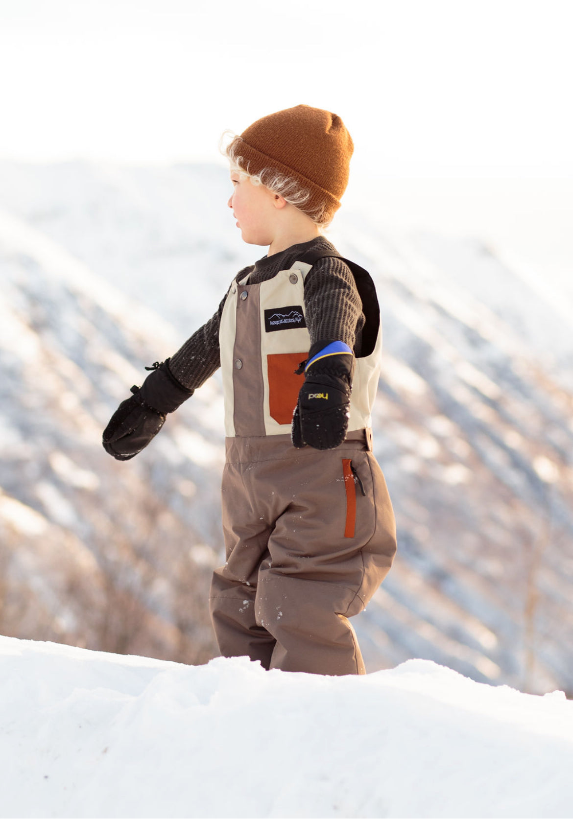 Keep the Littles Wild Waterproof Snow bib for youth and toddler | Playroom Avenue