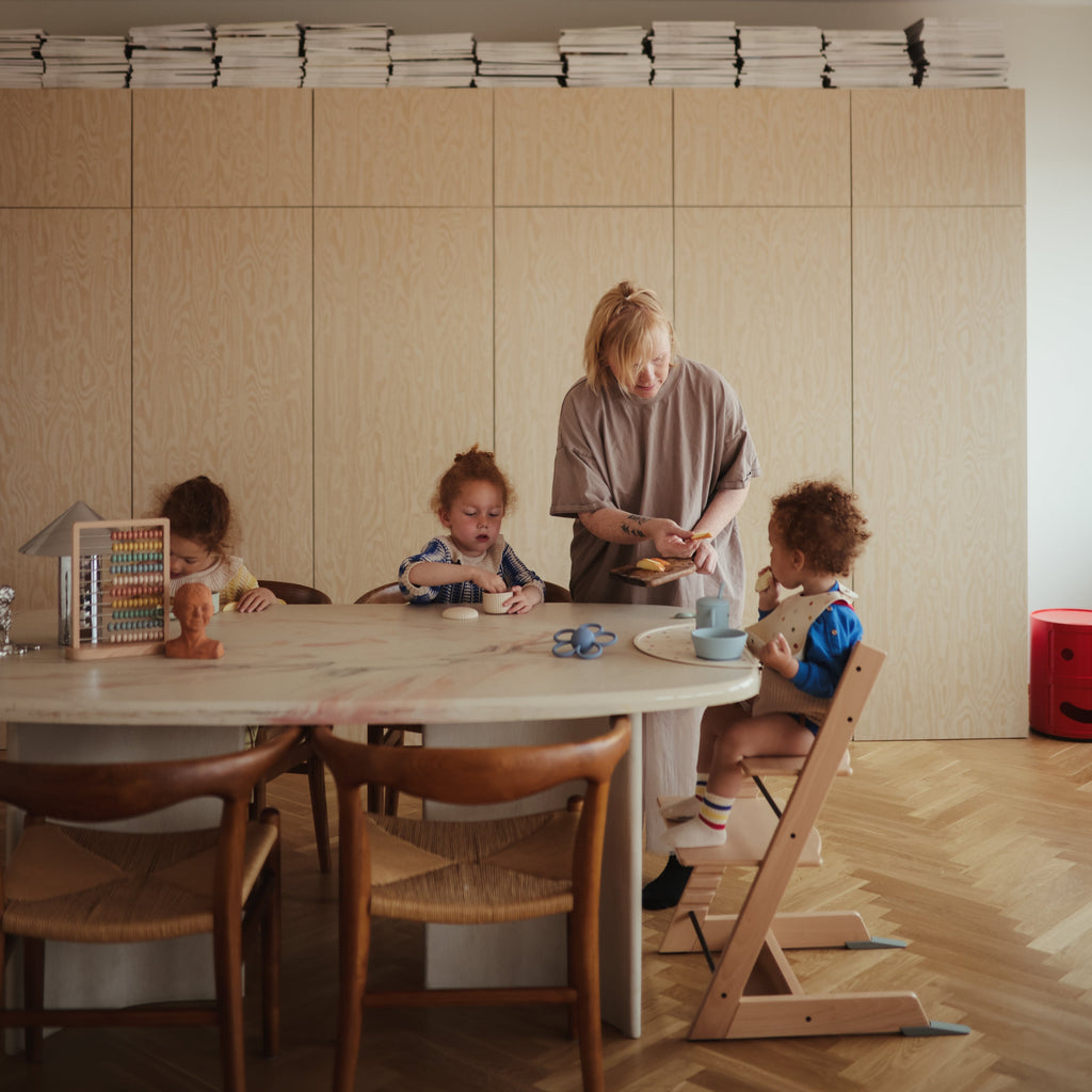 Mushie Silicone Baby Bib | Playroom Avenue