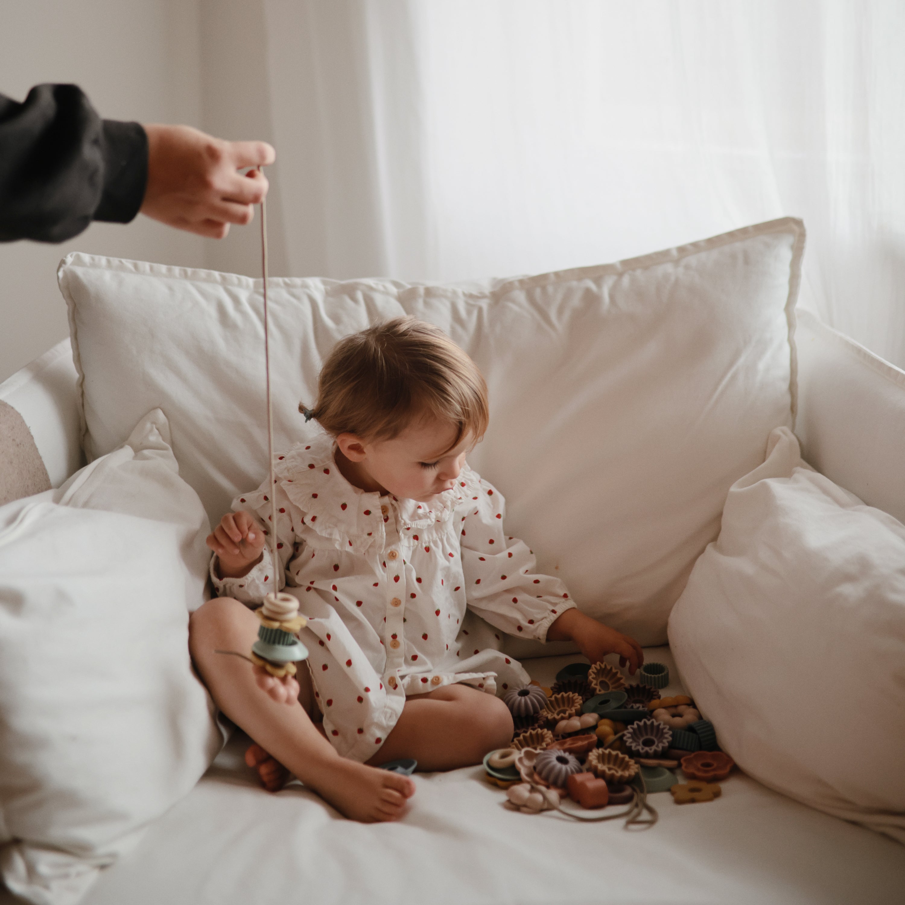 Mushie Bead Lacing Toy Set | Playroom Avenue