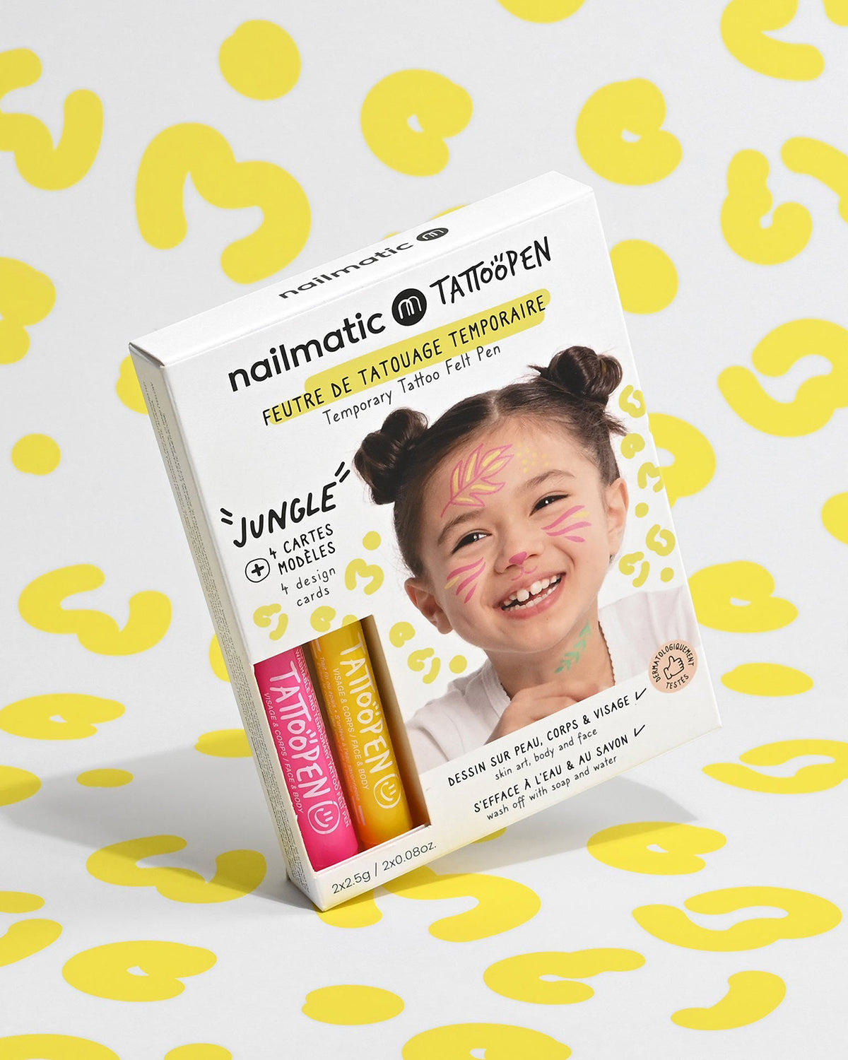 Nailmatic Tattoo Pen Set for Kids JUNGLE | Playroom Avenue
