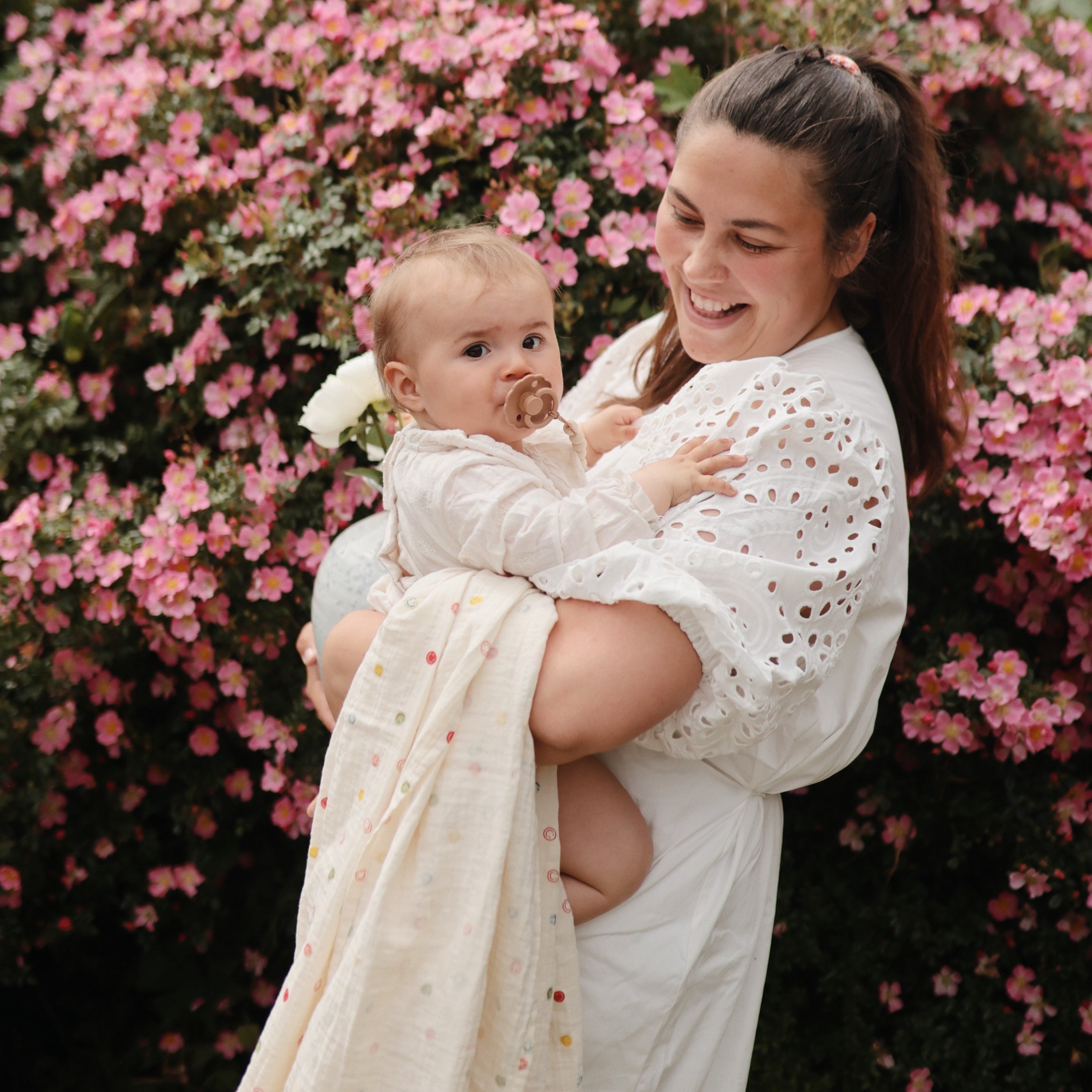 Mushie Organic Cotton Muslin Swaddle Blanket | Playroom Avenue