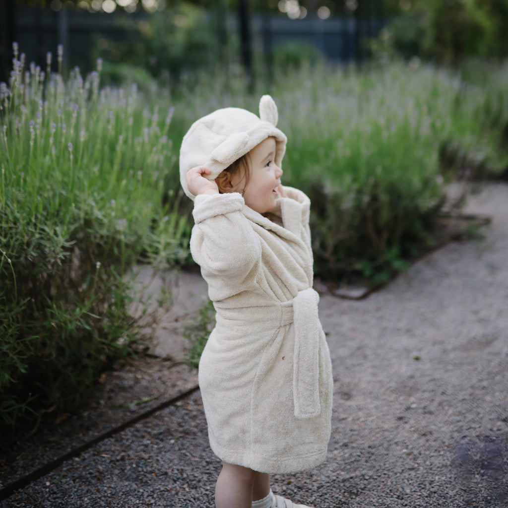 Mushie Bear Robe | Playroom Avenue