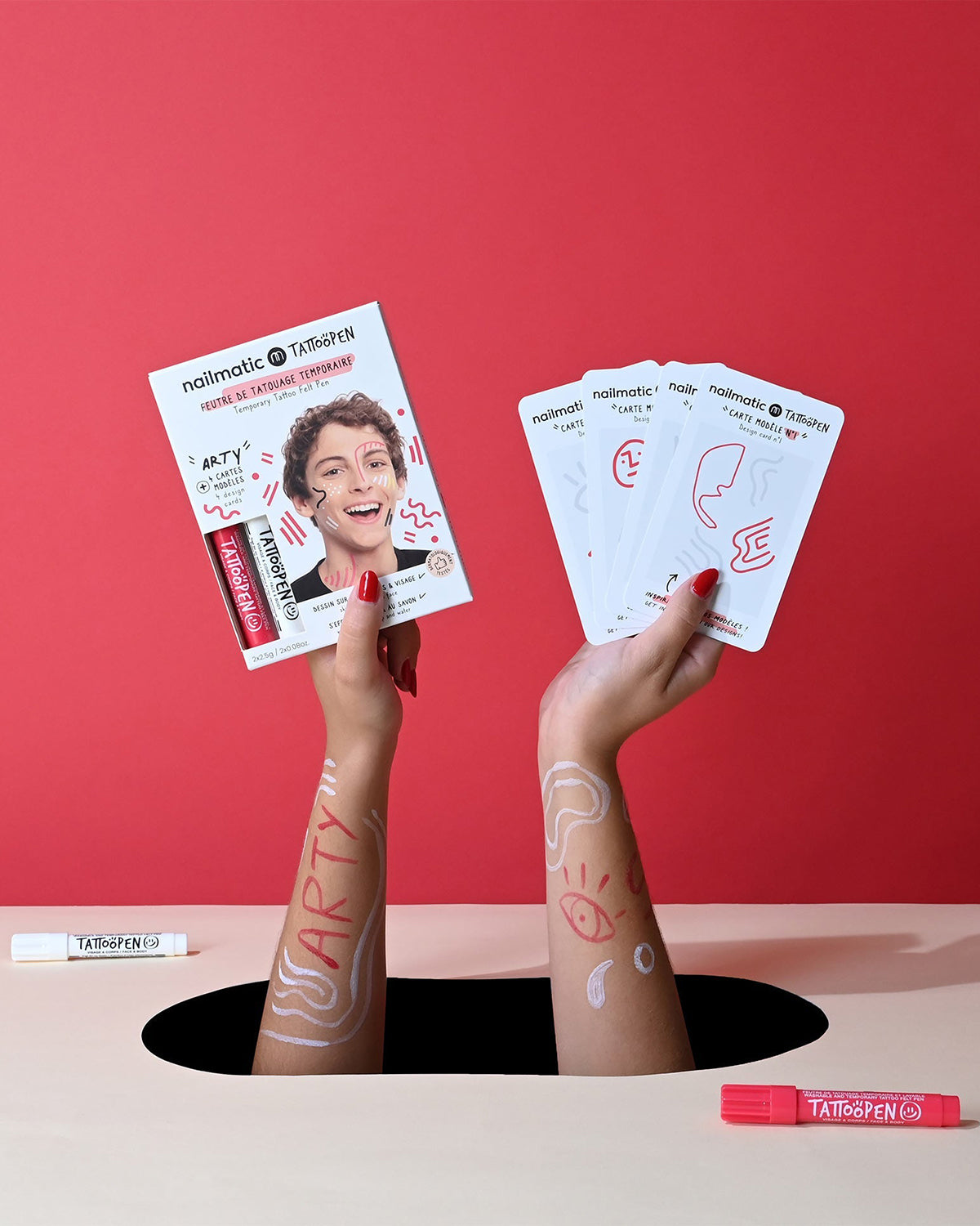 Nailmatic Tattoo Pen Set for Kids ARTY | Playroom Avenue