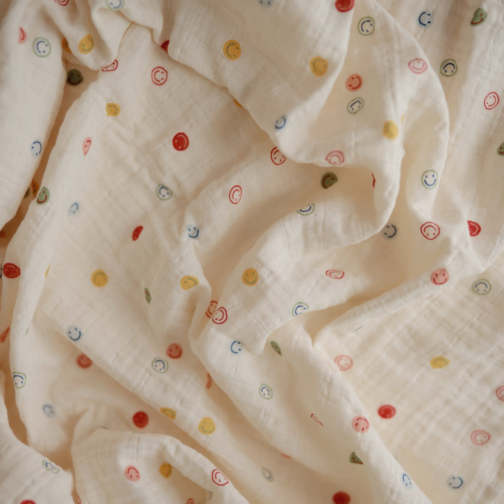Mushie Organic Cotton Muslin Swaddle Blanket | Playroom Avenue