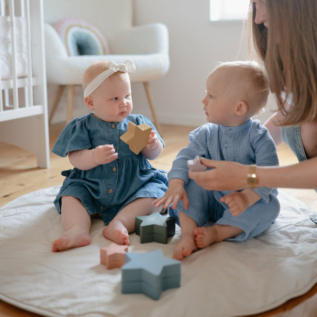 Mushie Nesting Stars Toy | Playroom Avenue