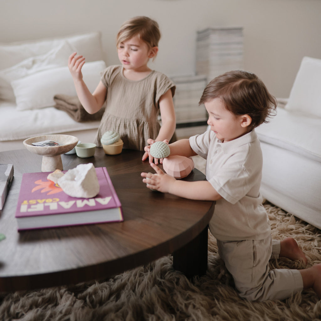 Mushie Nesting Spheres Sensory Toy | Playroom Avenue