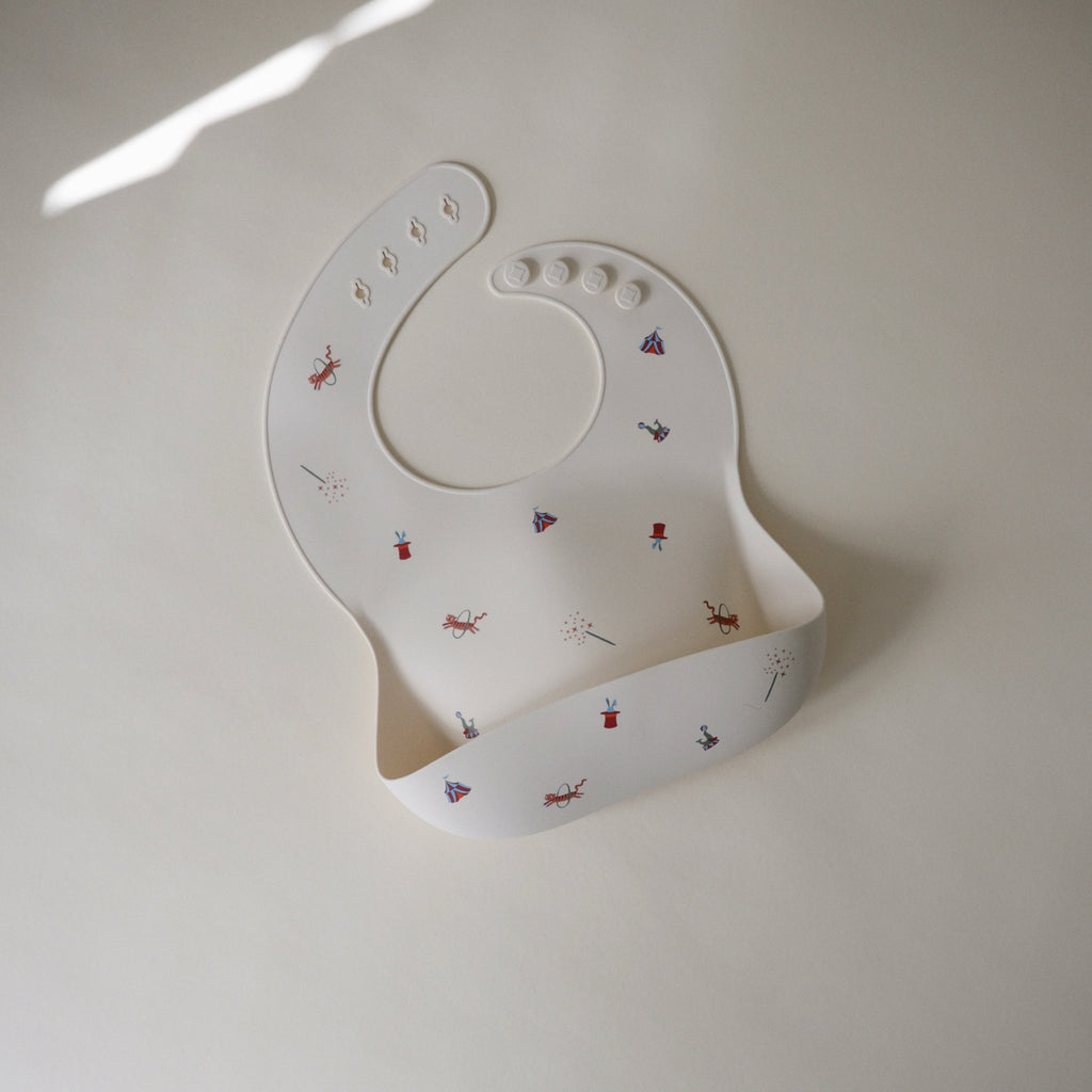 Mushie Silicone Baby Bib | Playroom Avenue
