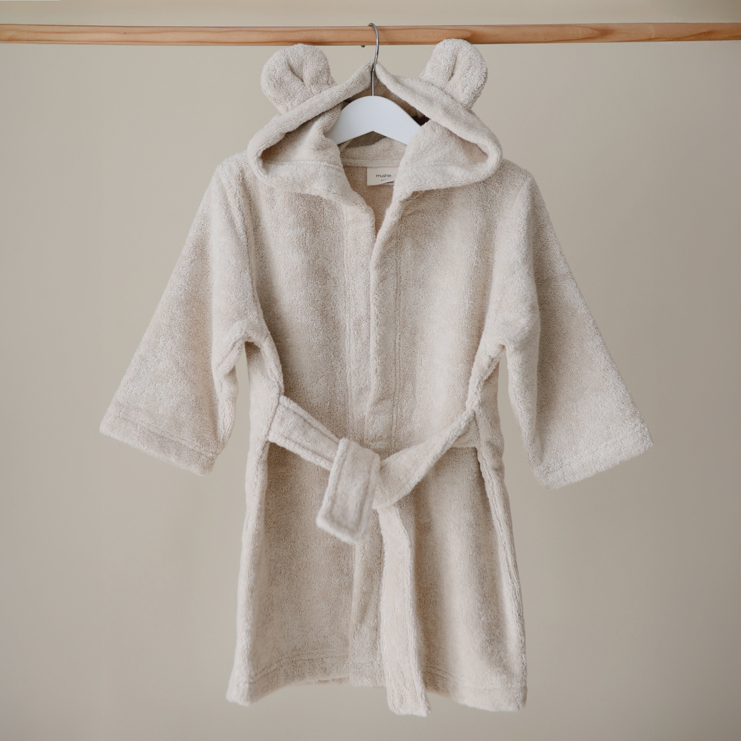 Mushie Bear Robe | Playroom Avenue