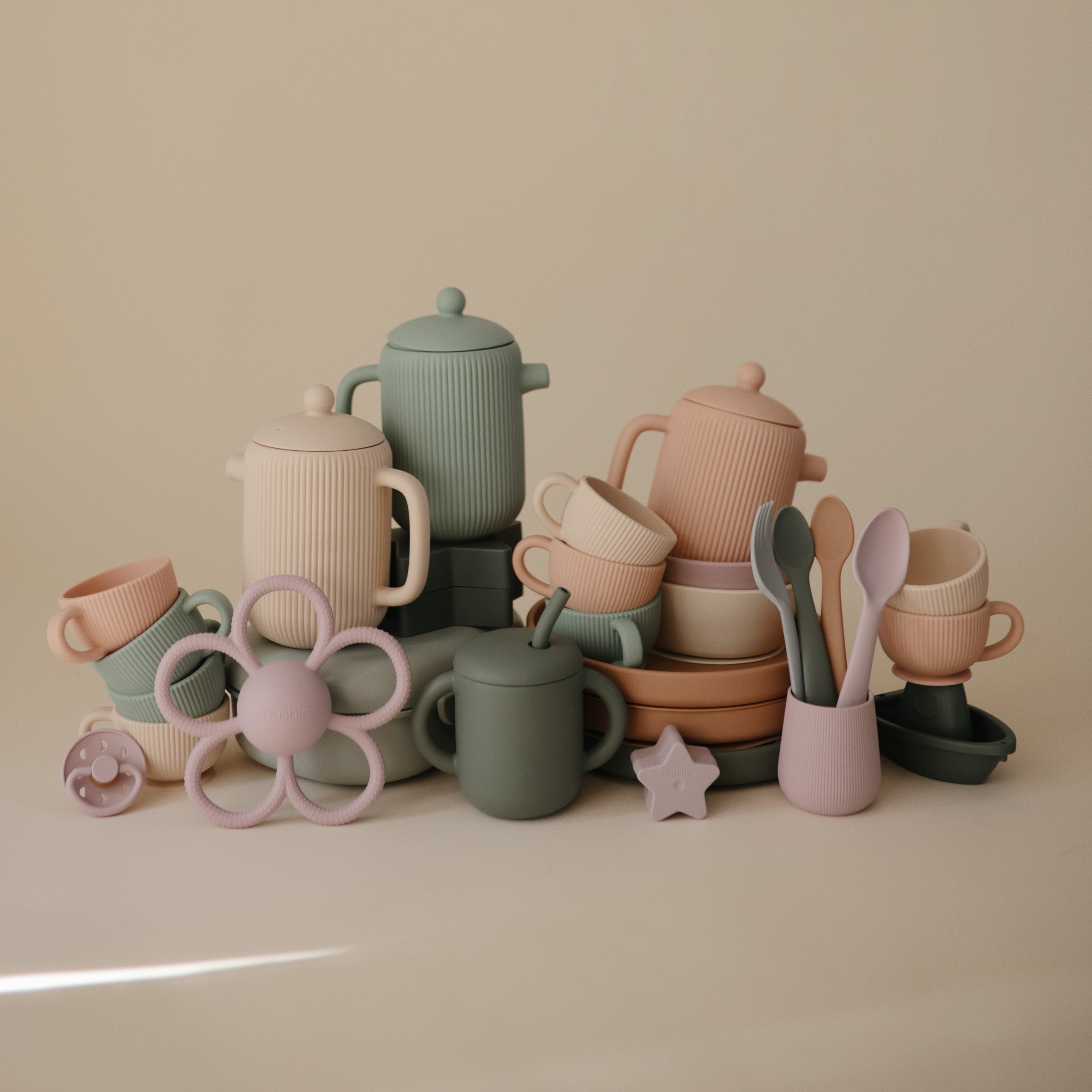 Mushie Silicone Tea Play Set | Playroom Avenue