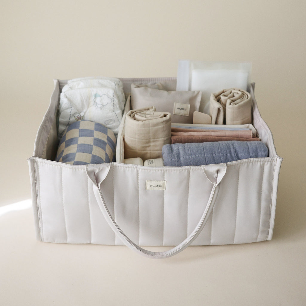 Mushie Diaper Caddy | Playroom Avenue
