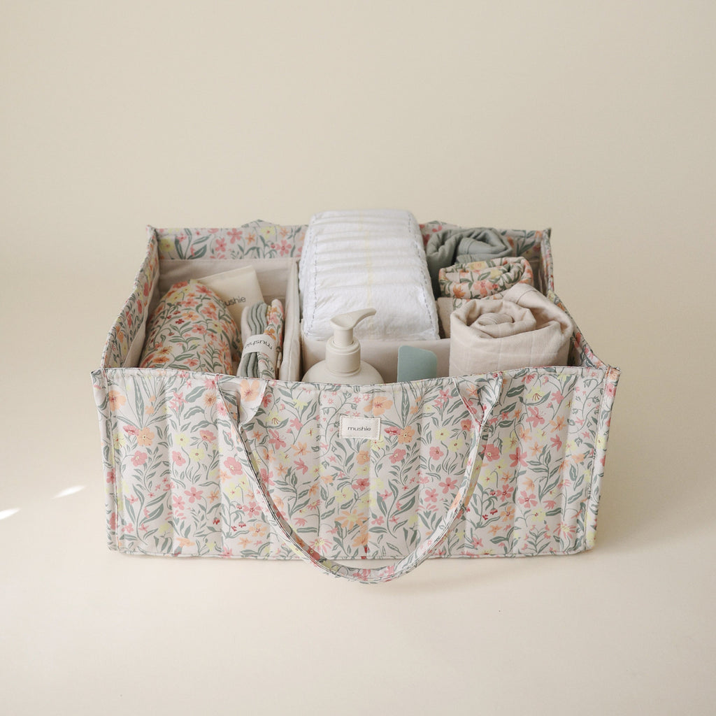 Mushie Diaper Caddy | Playroom Avenue