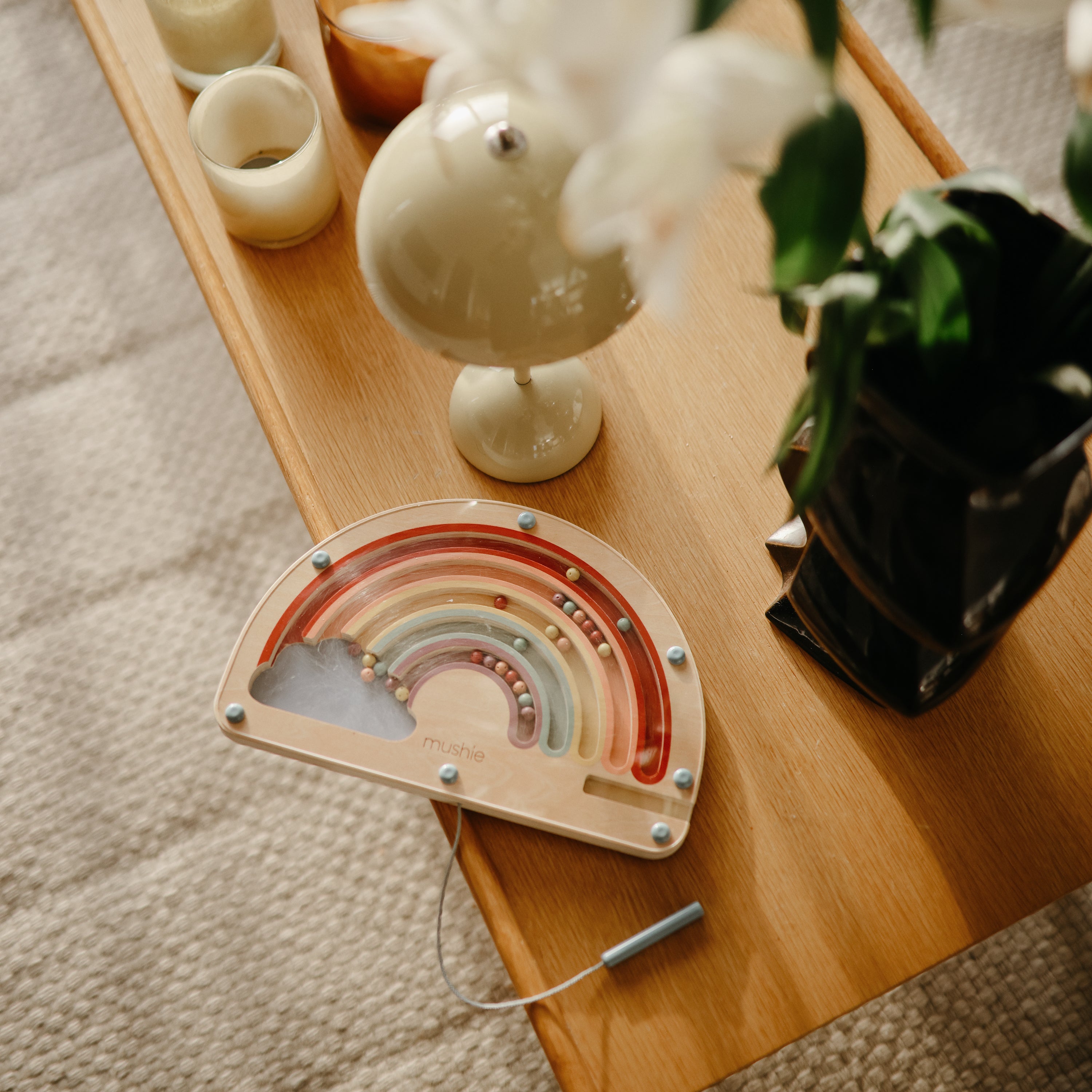 Mushie Wooden Magnetic Rainbow Maze | Playroom Avenue