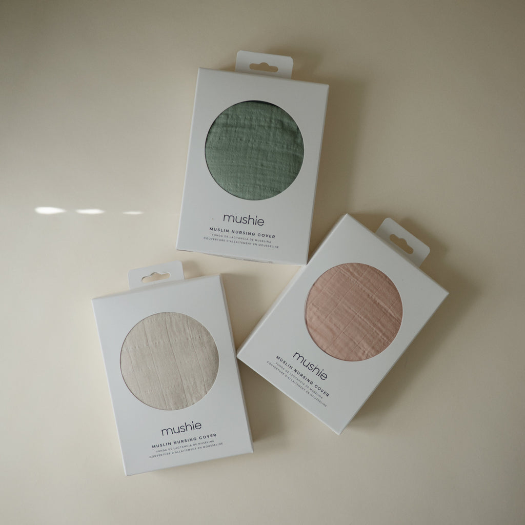 Mushie Muslin Nursing Cover | Playroom Avenue