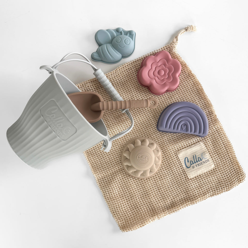 Calla and Friends Allison Silicone Beach Toy Set | Playroom Avenue