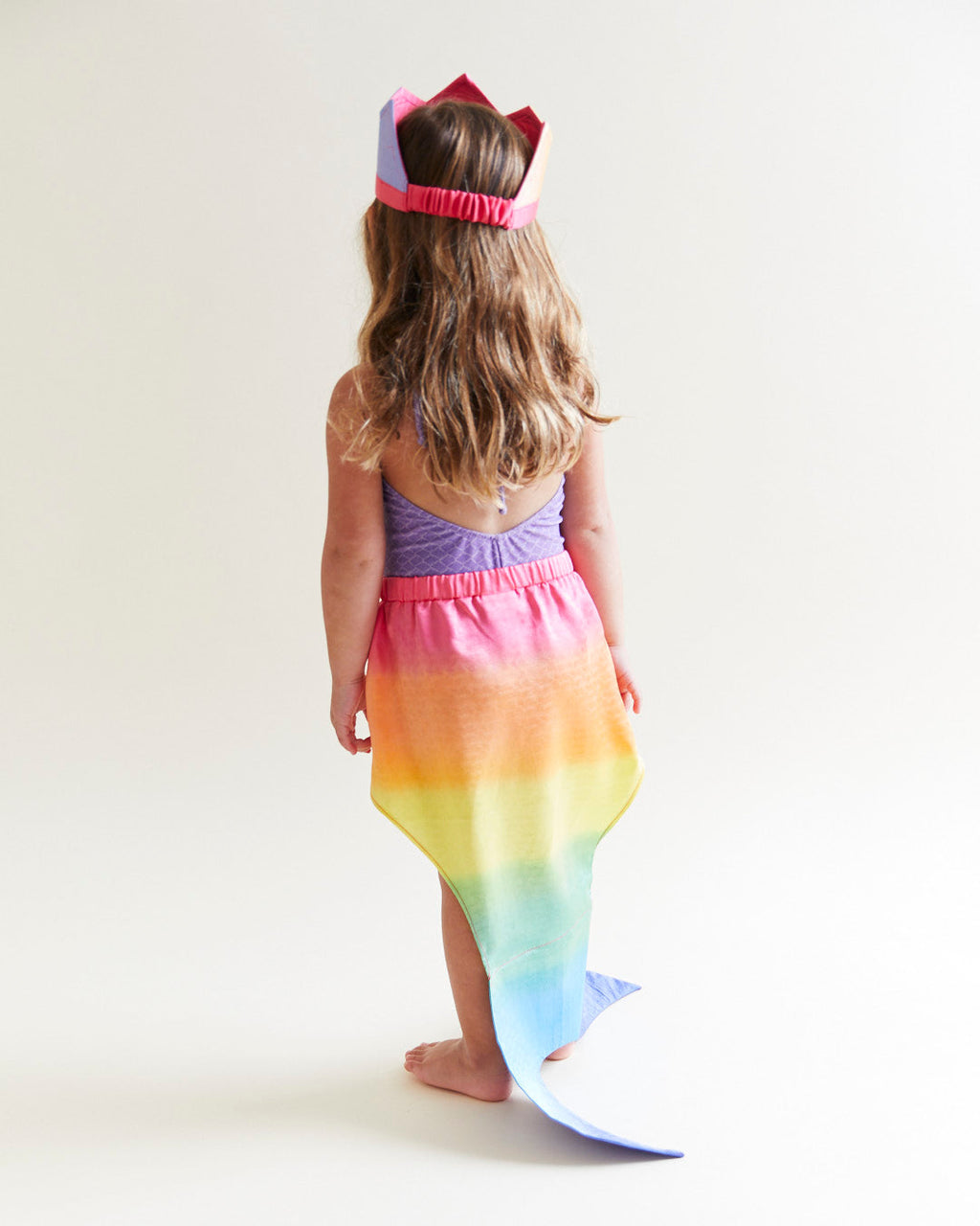Sarah's Silks Small Rainbow Mermaid Tail | Playroom Avenue