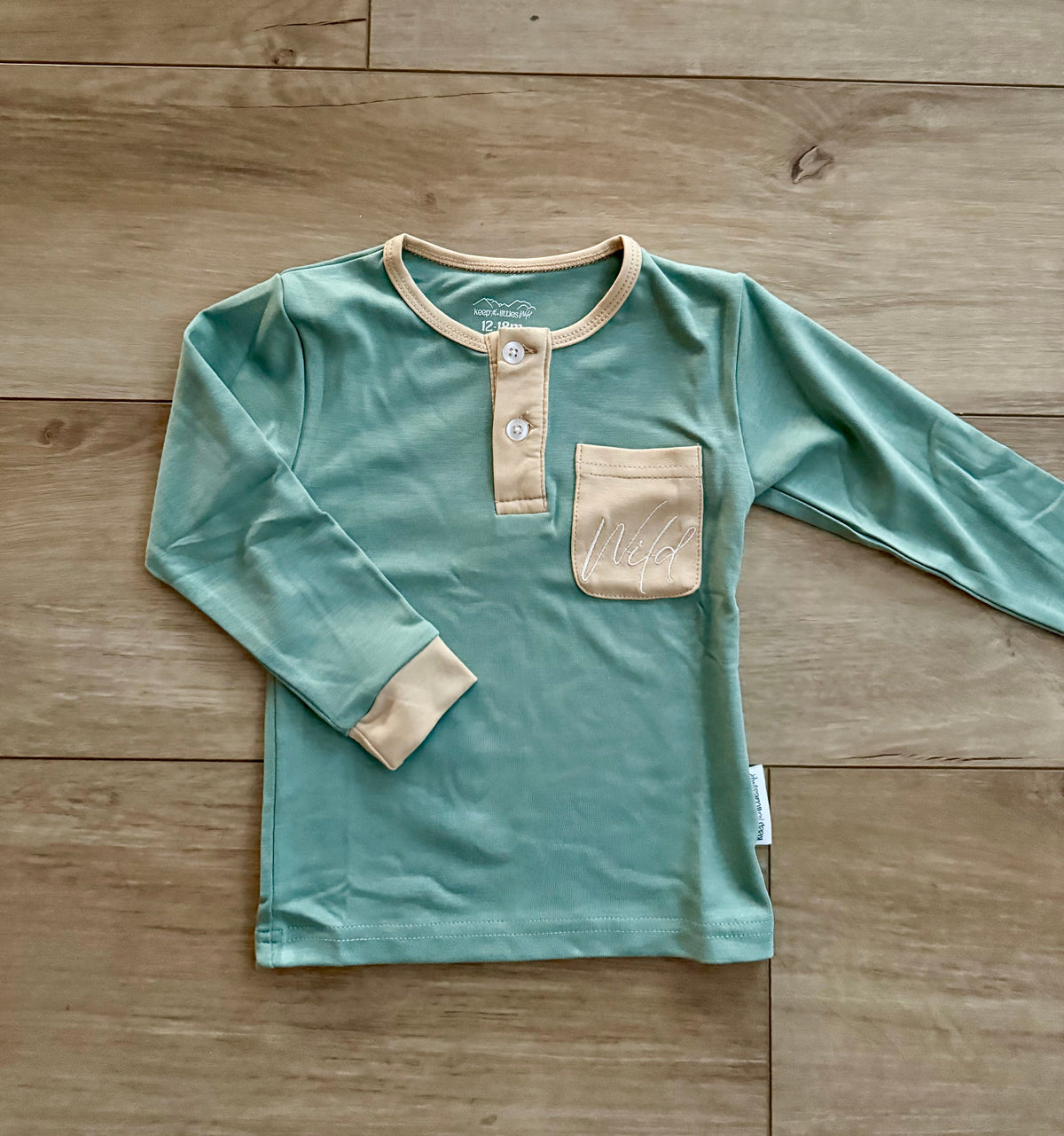 Keep the Littles Wild Spring henley bamboo | Playroom Avenue