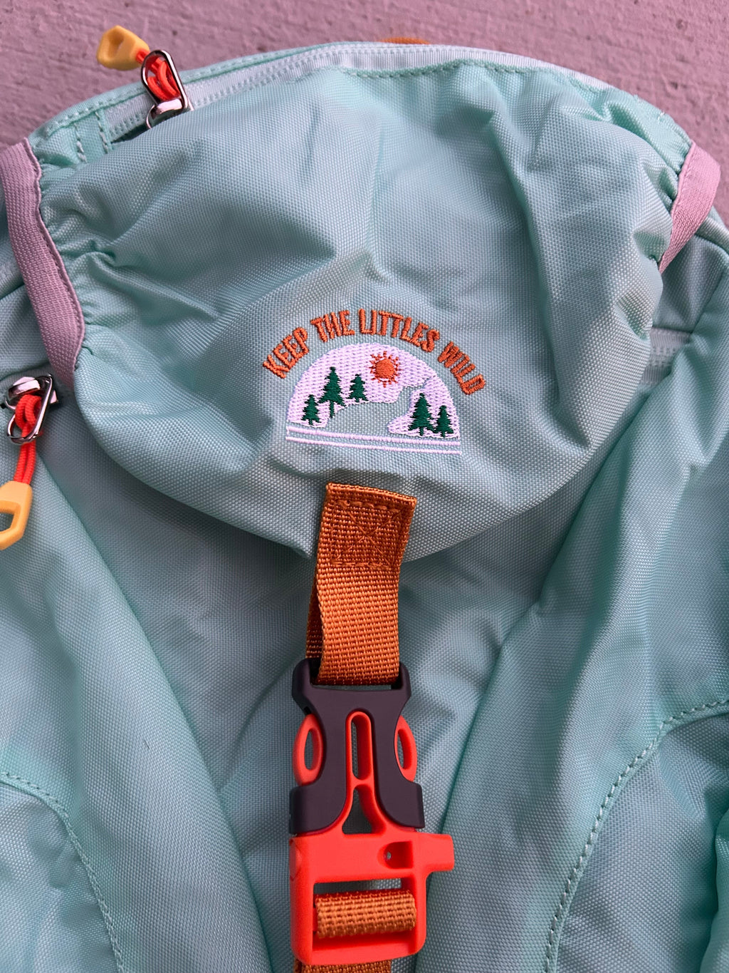 Keep the Littles Wild Kid’s (Ages 2 to 7) light blue Hiking Pack - Water Bladder System Compatible for Young Hikers | Playroom Avenue