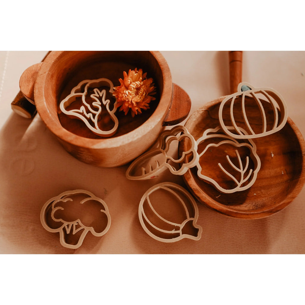 Mini Vegetable Eco Cutter Set (6 Pieces) | Playroom Avenue