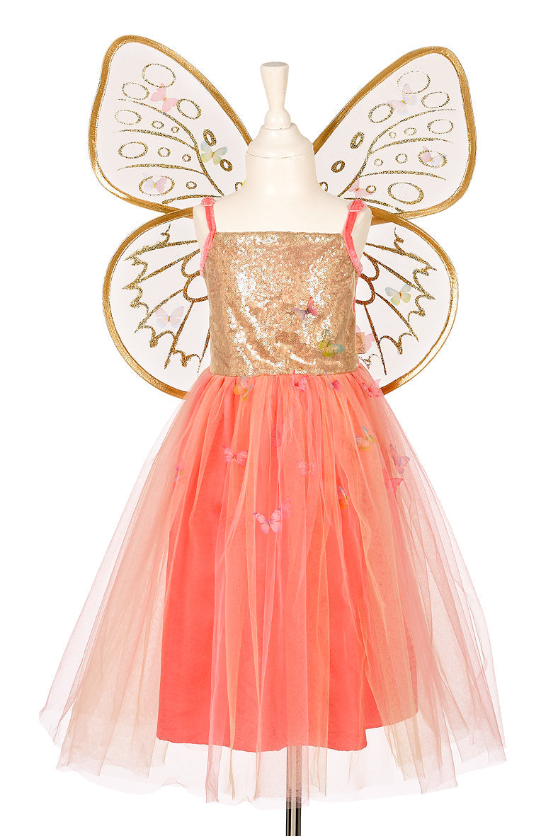 Souza Joanna Fairy Costume–Dress and Wings Set (orange) | Playroom Avenue