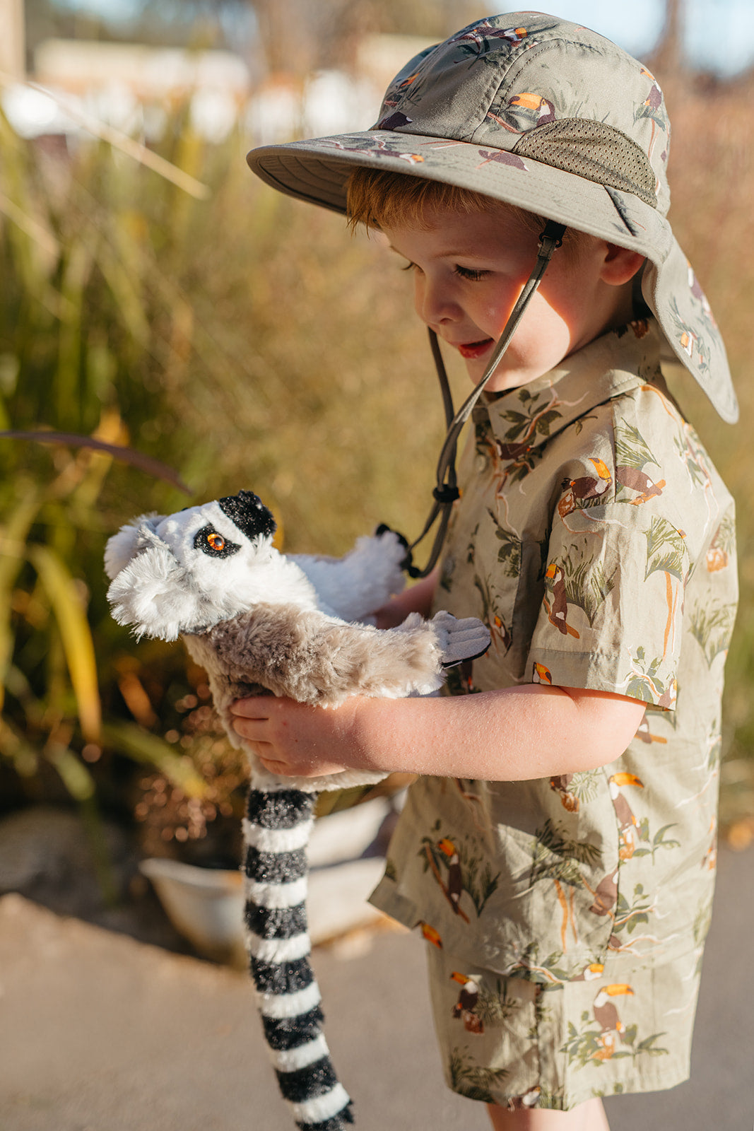 Milkbarn Island Leaf Sun Safety Play Hat | Playroom Avenue