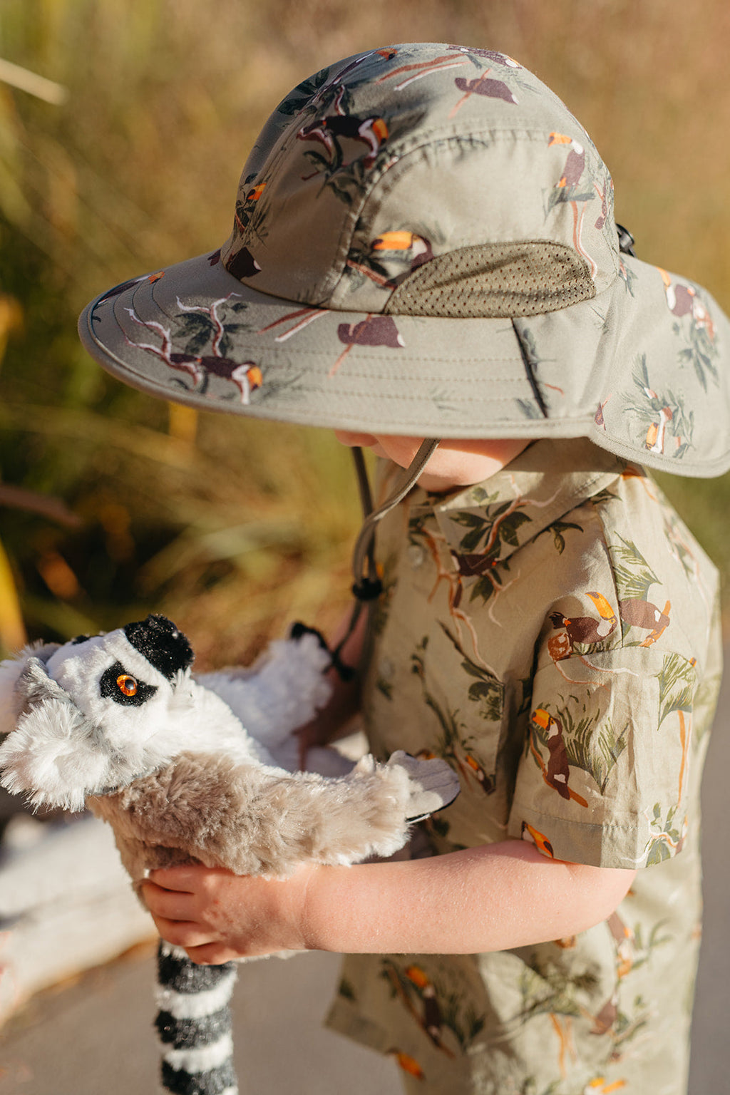 Milkbarn Toucan Sun Safety Play Hat | Playroom Avenue
