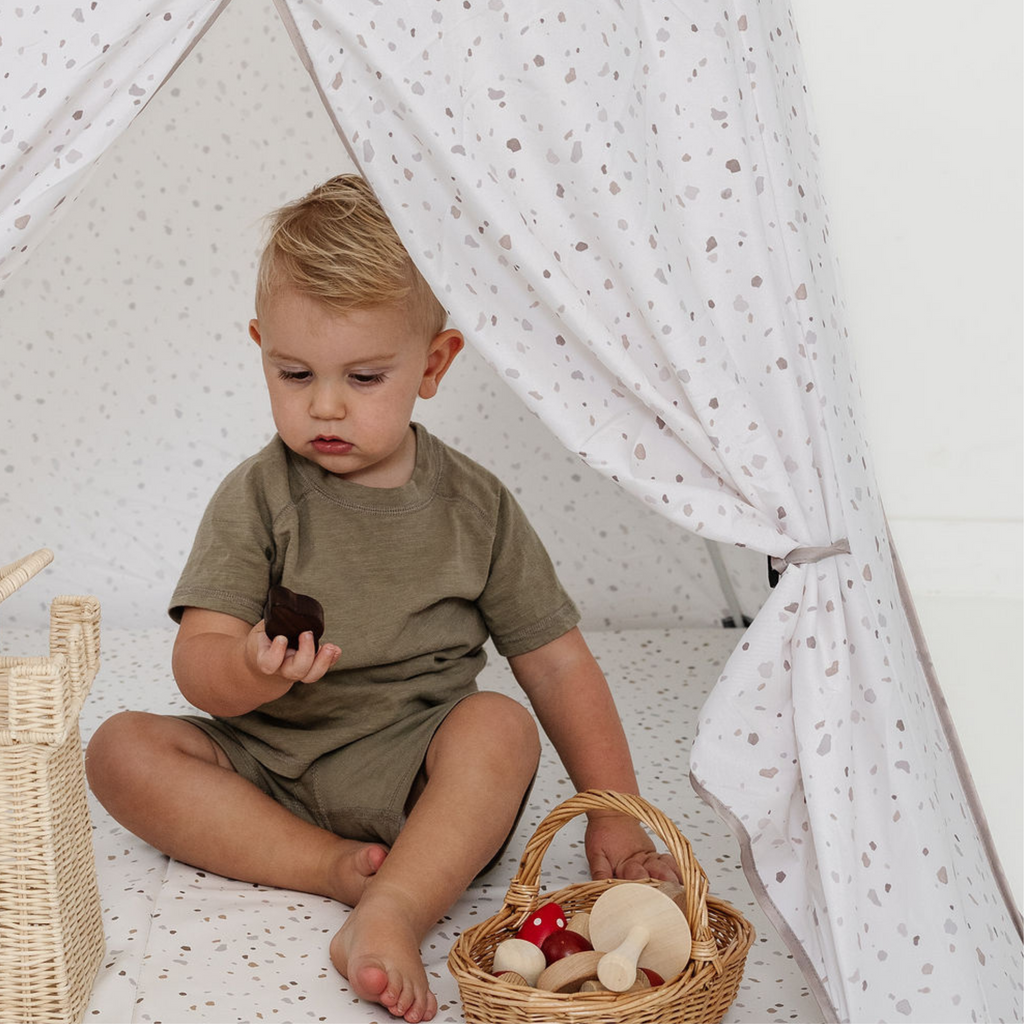 Toki Kids Terrazzo Chalk Play Tent | Playroom Avenue