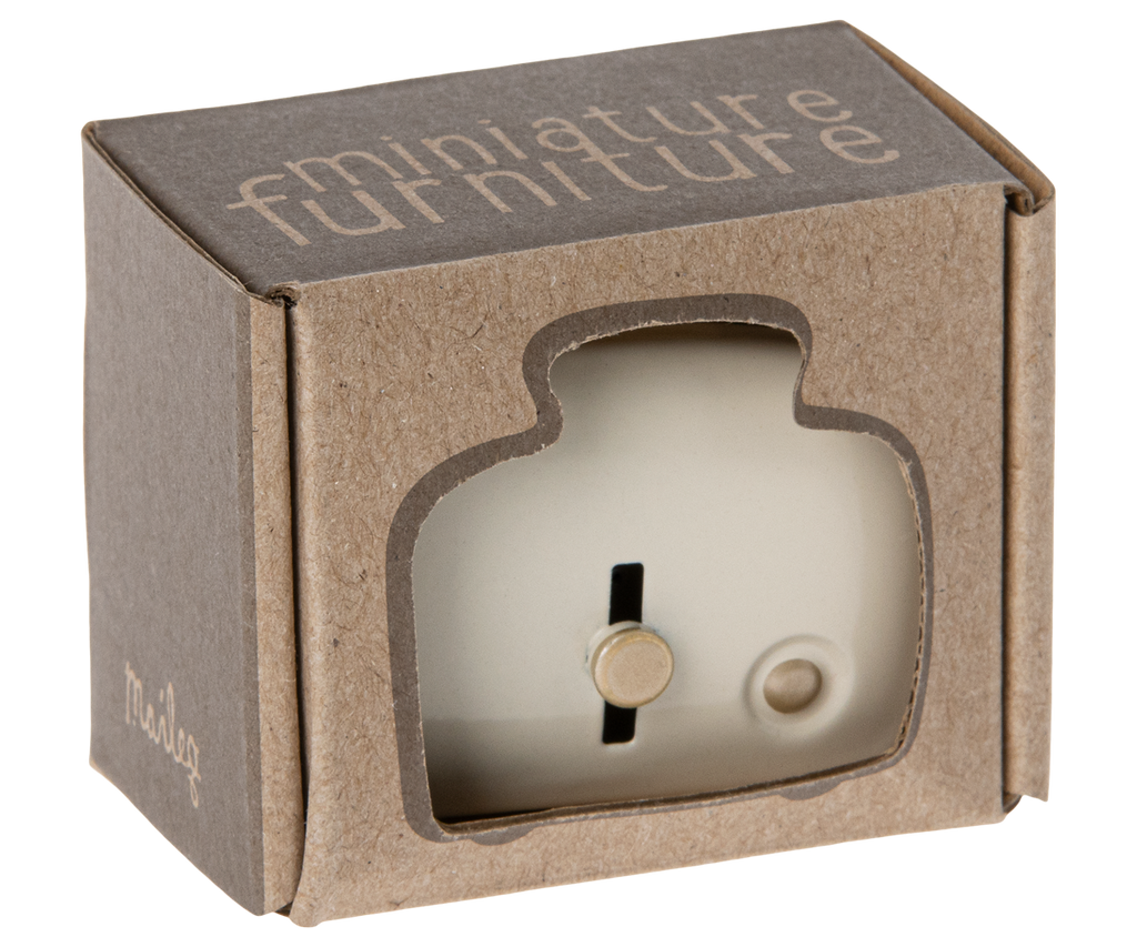 Maileg Miniature Toaster & Bread, Off-white | Playroom Avenue