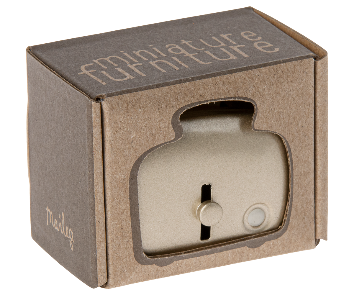Maileg Miniature Toaster & Bread, Silver | Playroom Avenue