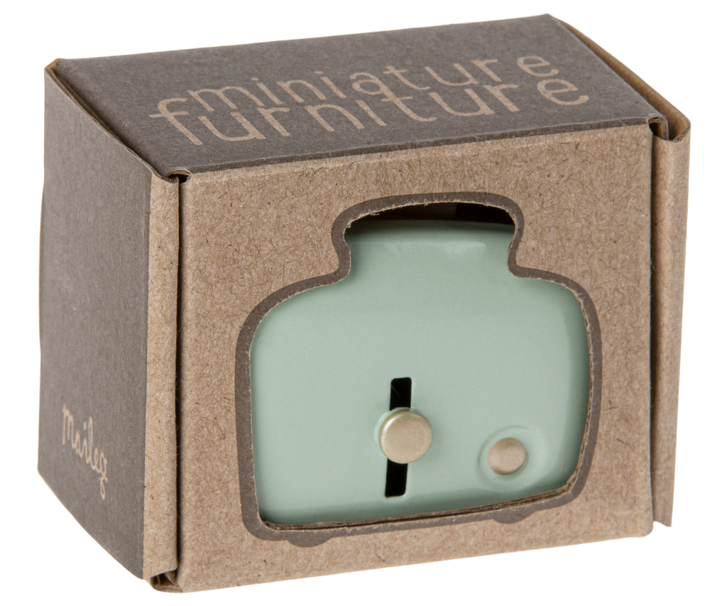 Maileg Miniature Toaster & Bread, Mint | Playroom Avenue